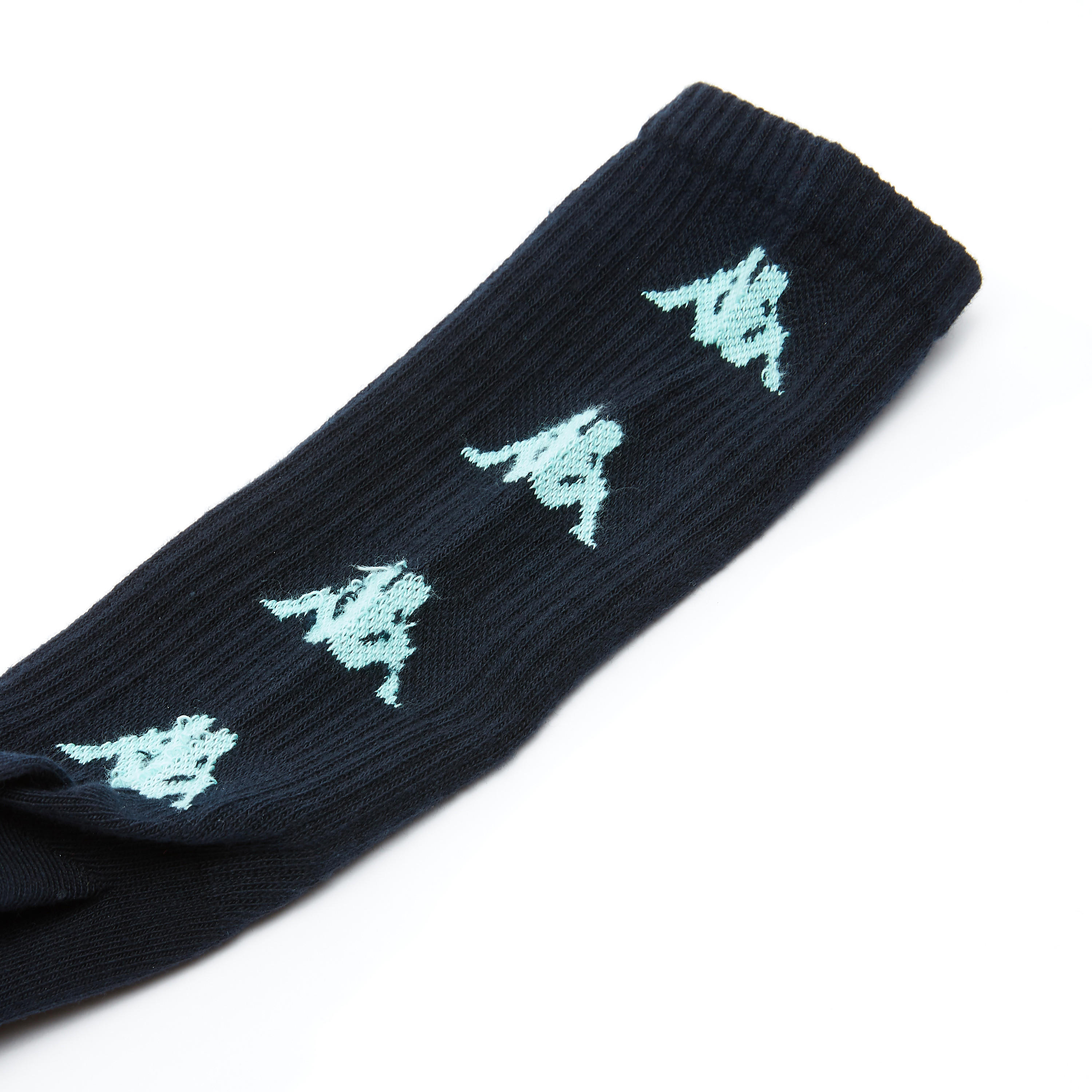 جوارب بطول ربلة الساق بحواف مضلّعة وطبعات من كابا-men-socks-image-2