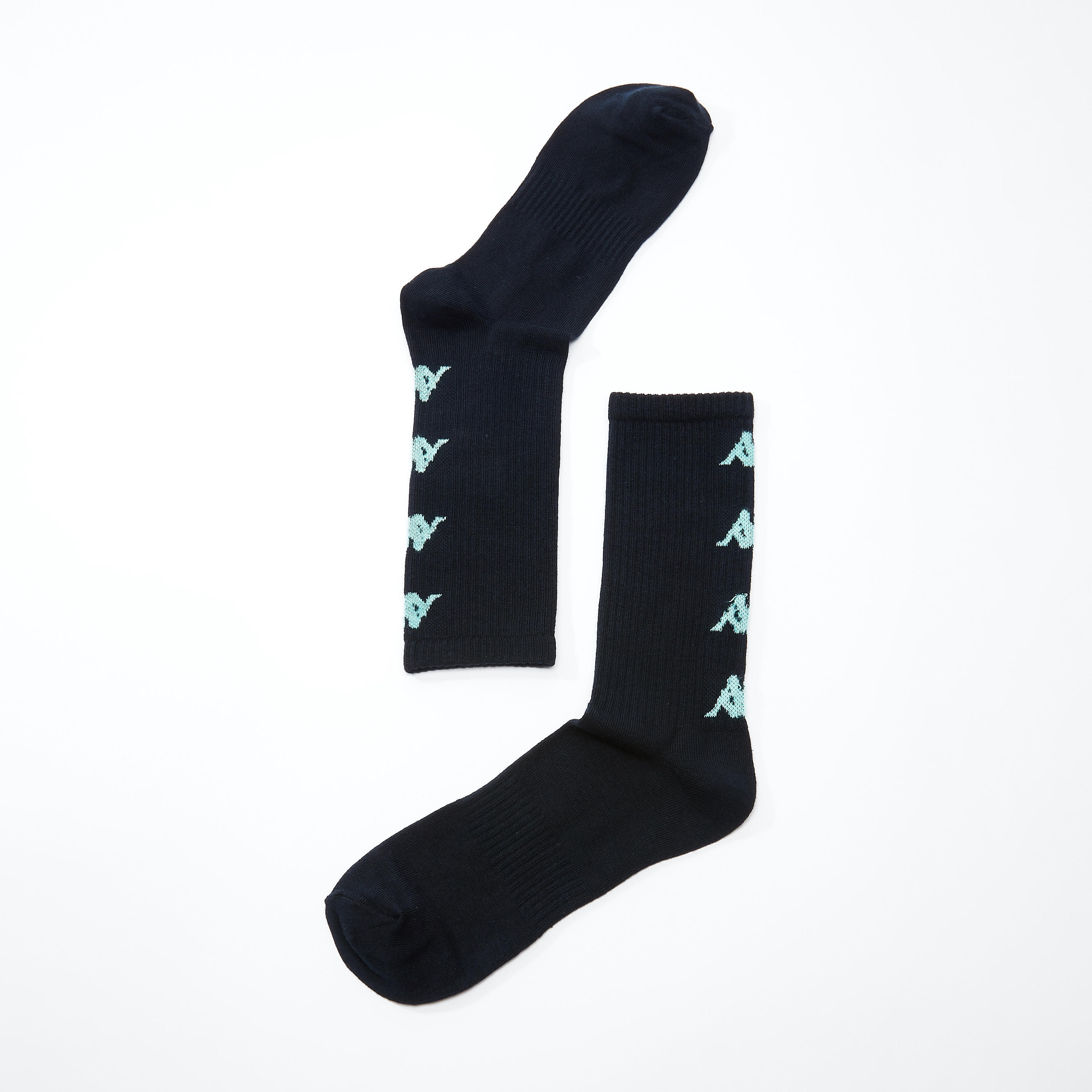 جوارب بطول ربلة الساق بحواف مضلّعة وطبعات من كابا-men-socks-image-3