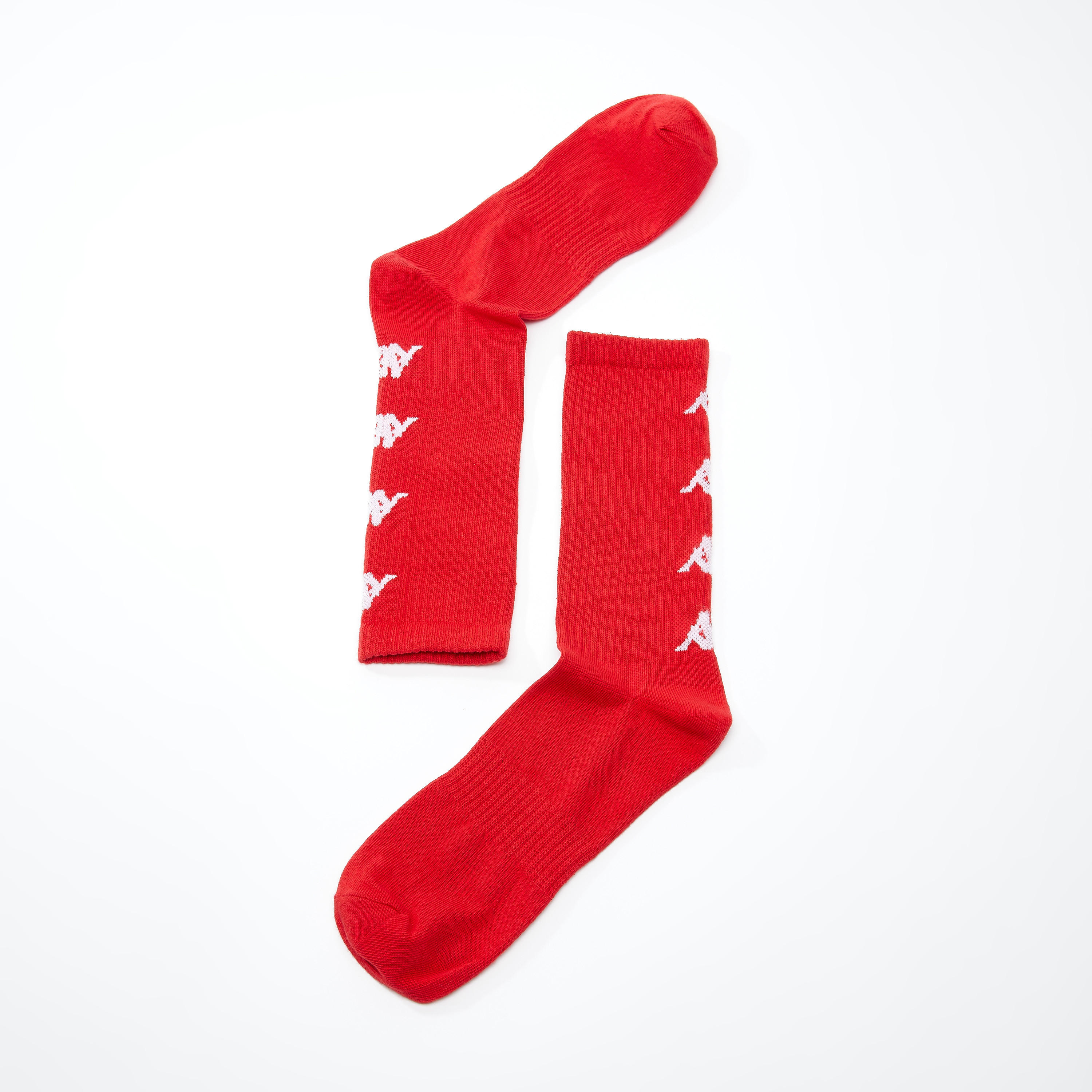 جوارب بطول ربلة الساق بحواف مضلّعة وطبعات من كابا-men-socks-image-2