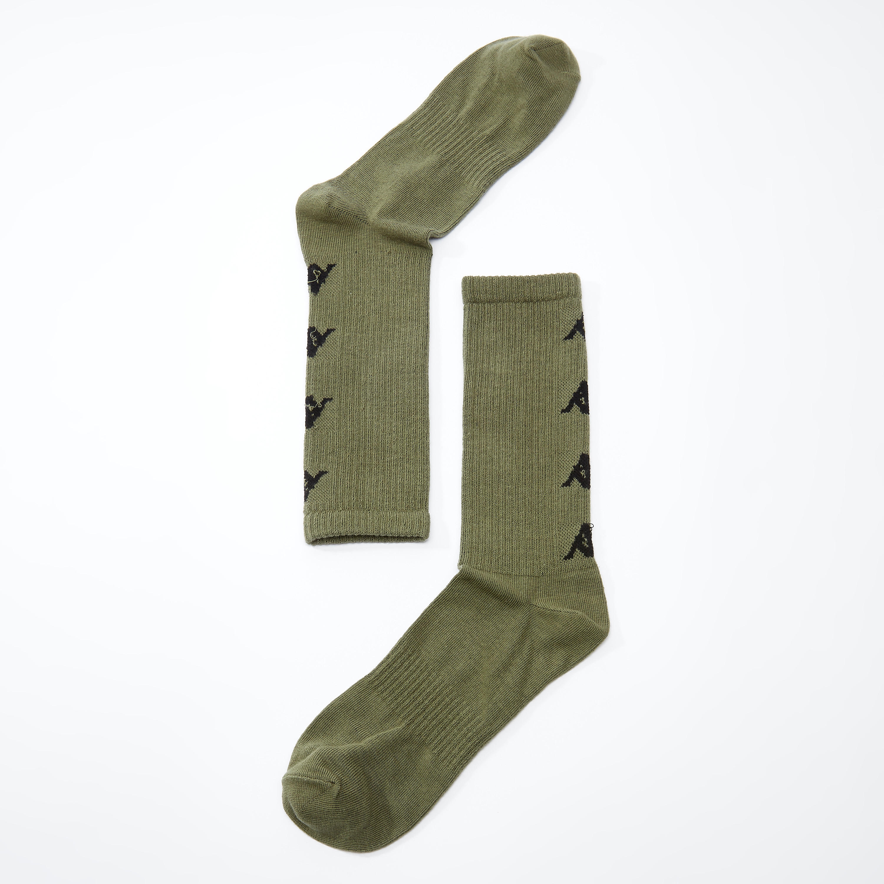 جوارب بطول ربلة الساق بحواف مضلّعة وطبعات من كابا-men-socks-image-2