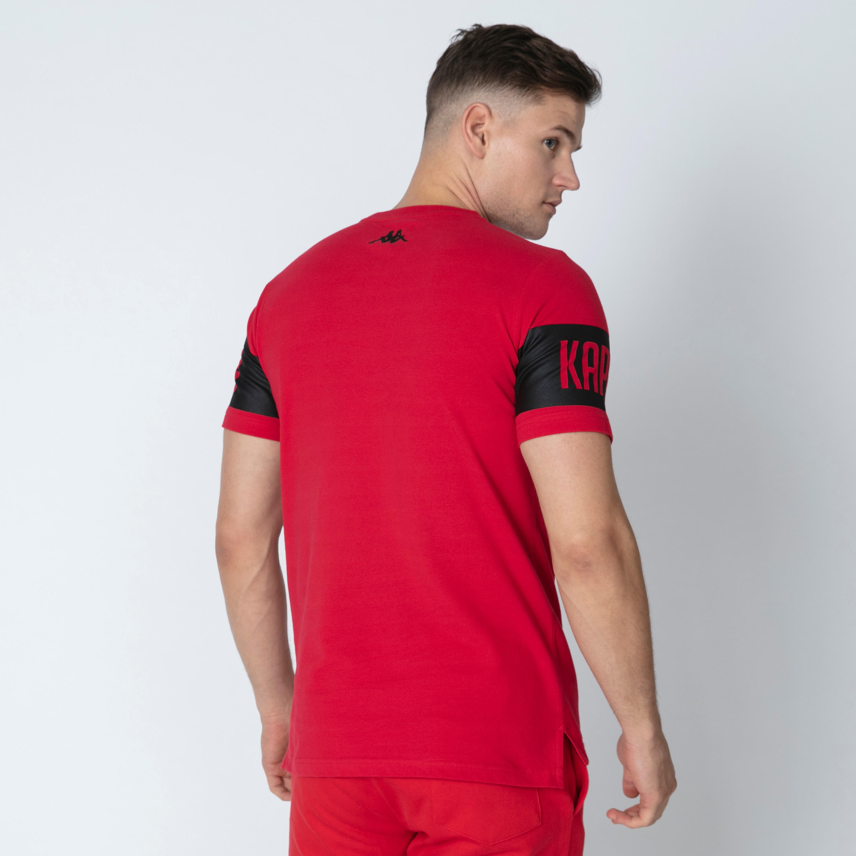 Kappa Printed T-shirt with Round Neck and Short Sleeves-men-clothing-sportswearandactivewear-tshirtsandpolos-image-2