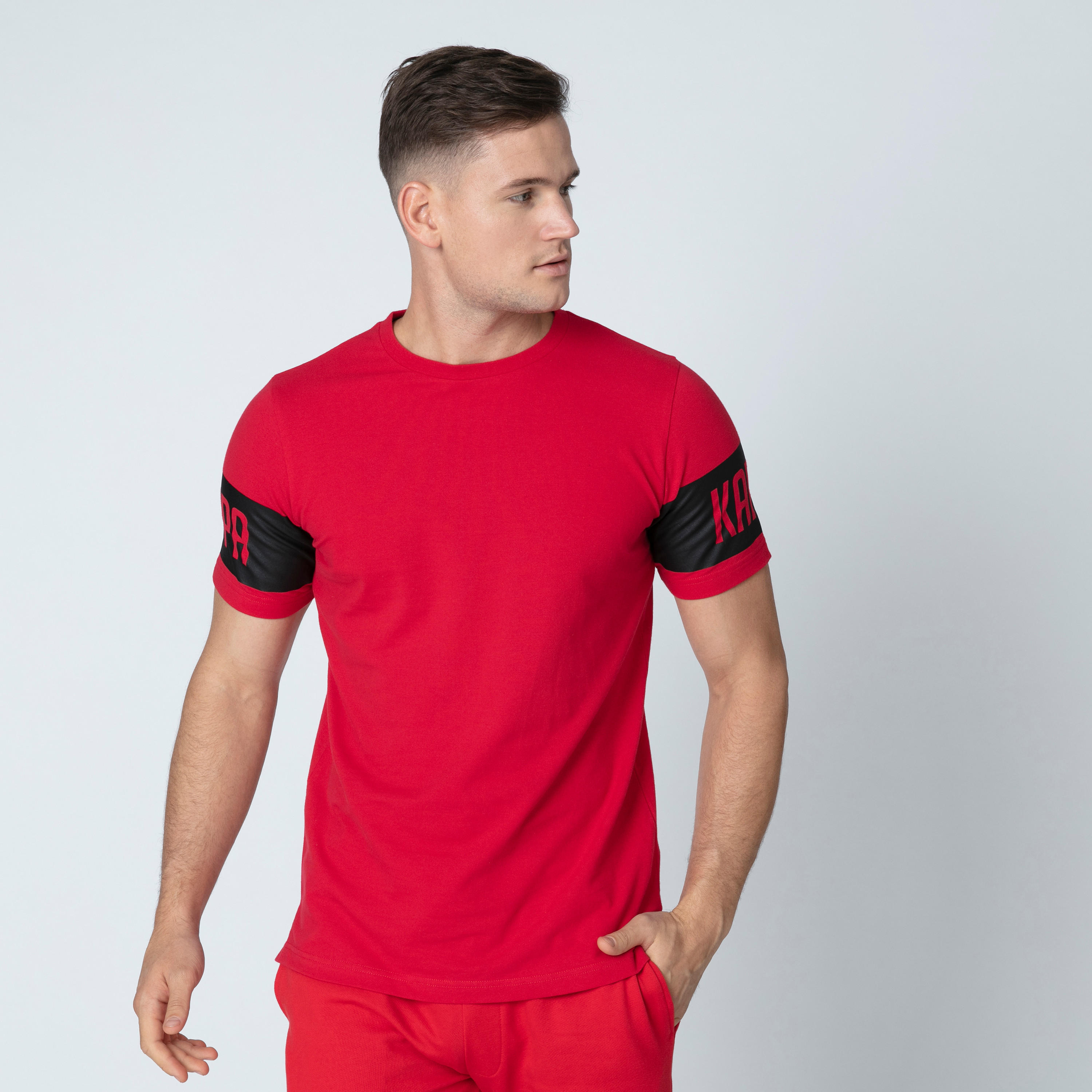 Kappa Printed T-shirt with Round Neck and Short Sleeves-men-clothing-sportswearandactivewear-tshirtsandpolos-image-4