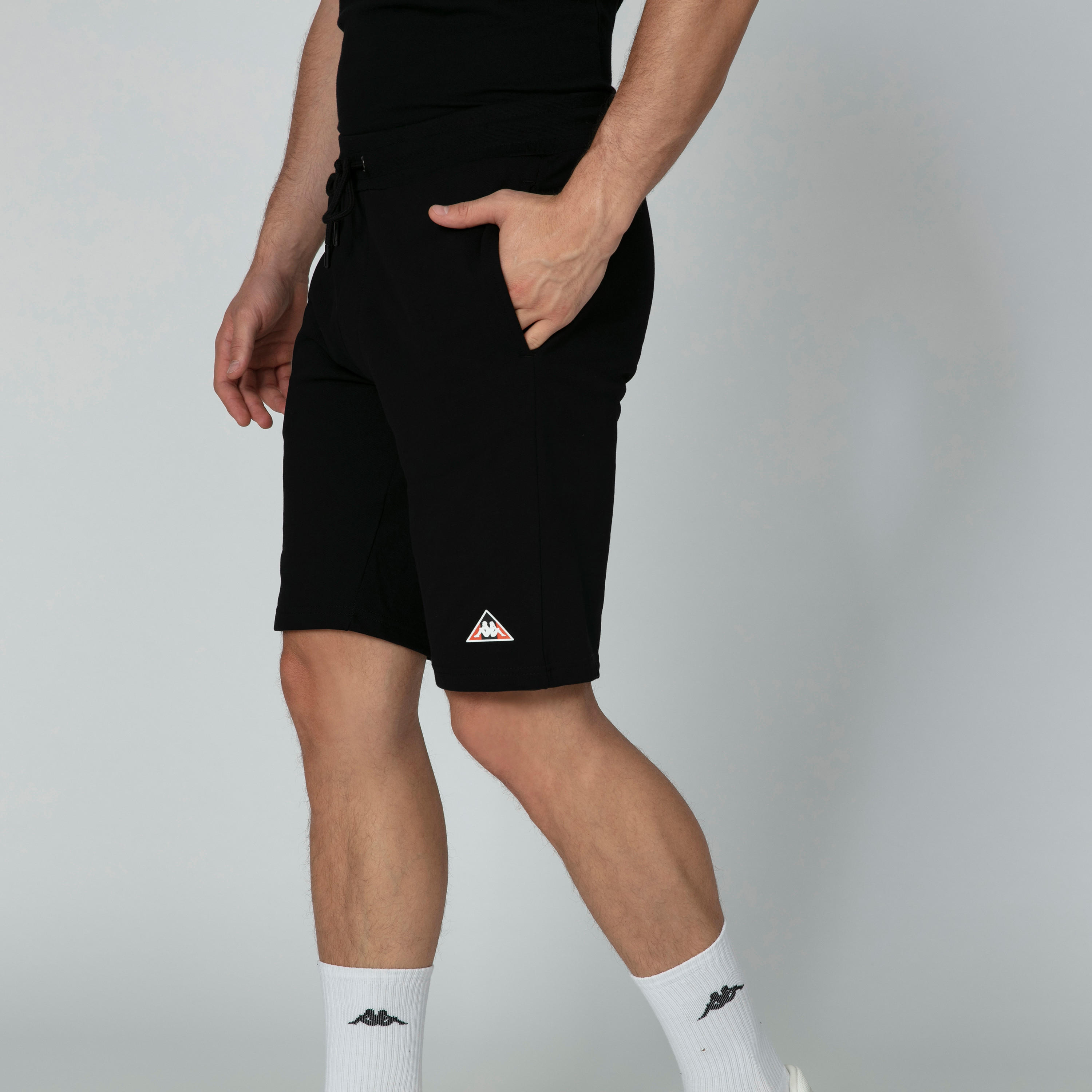 شورت بخصر متوسط الارتفاع ورباط وجيوب من كابا-men-clothing-bottoms-shorts-image-21
