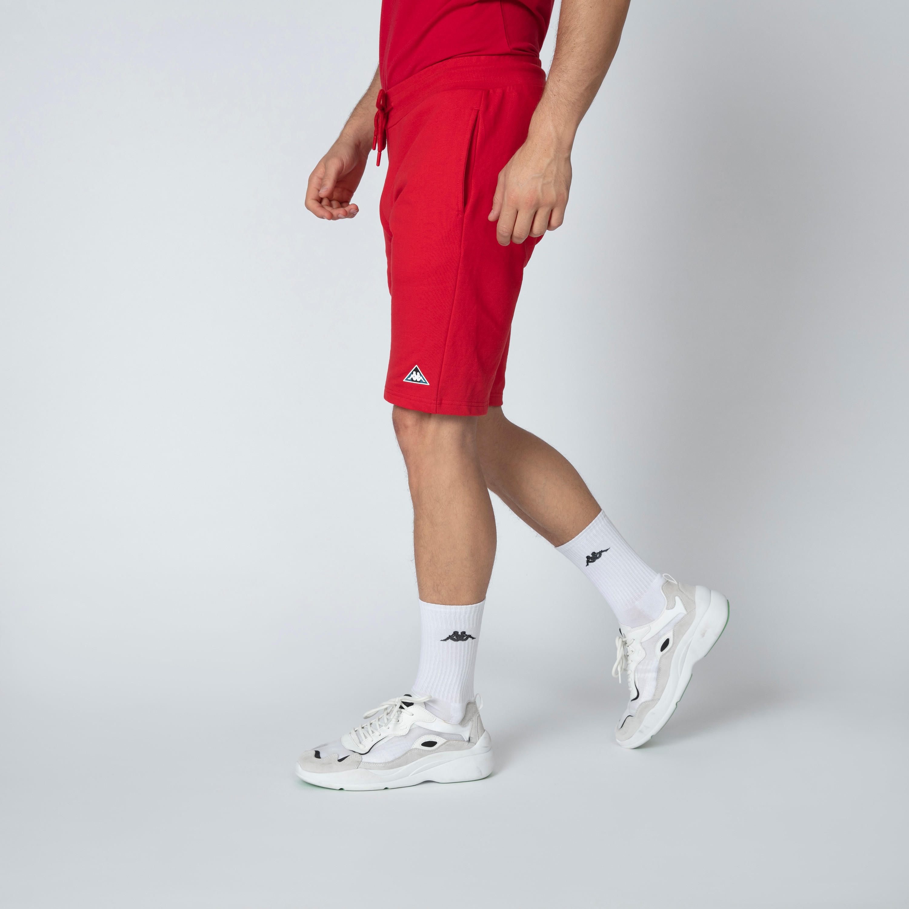 شورت بخصر متوسط الارتفاع ورباط وجيوب من كابا-men-clothing-bottoms-shorts-image-6