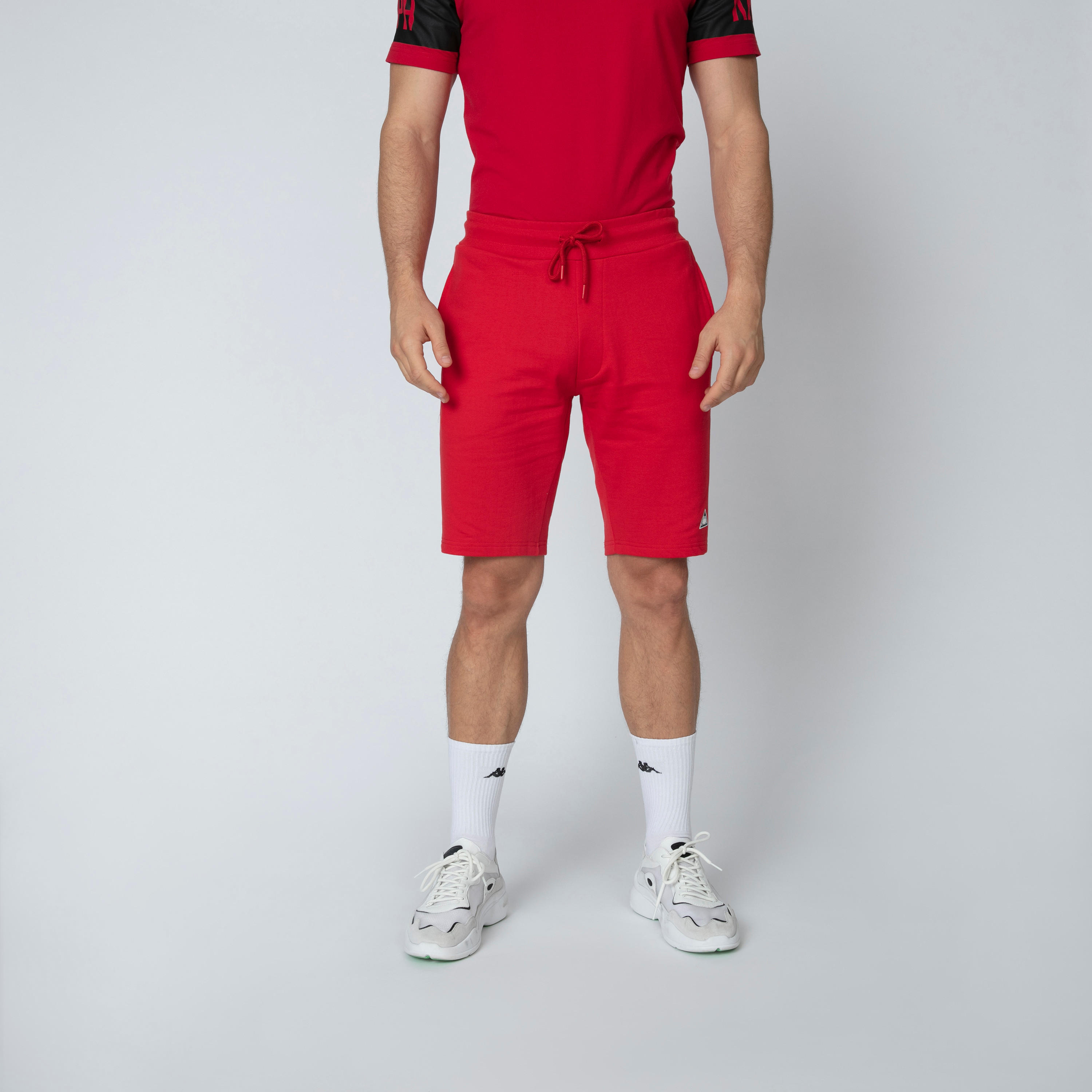 شورت بخصر متوسط الارتفاع ورباط وجيوب من كابا-men-clothing-bottoms-shorts-image-8