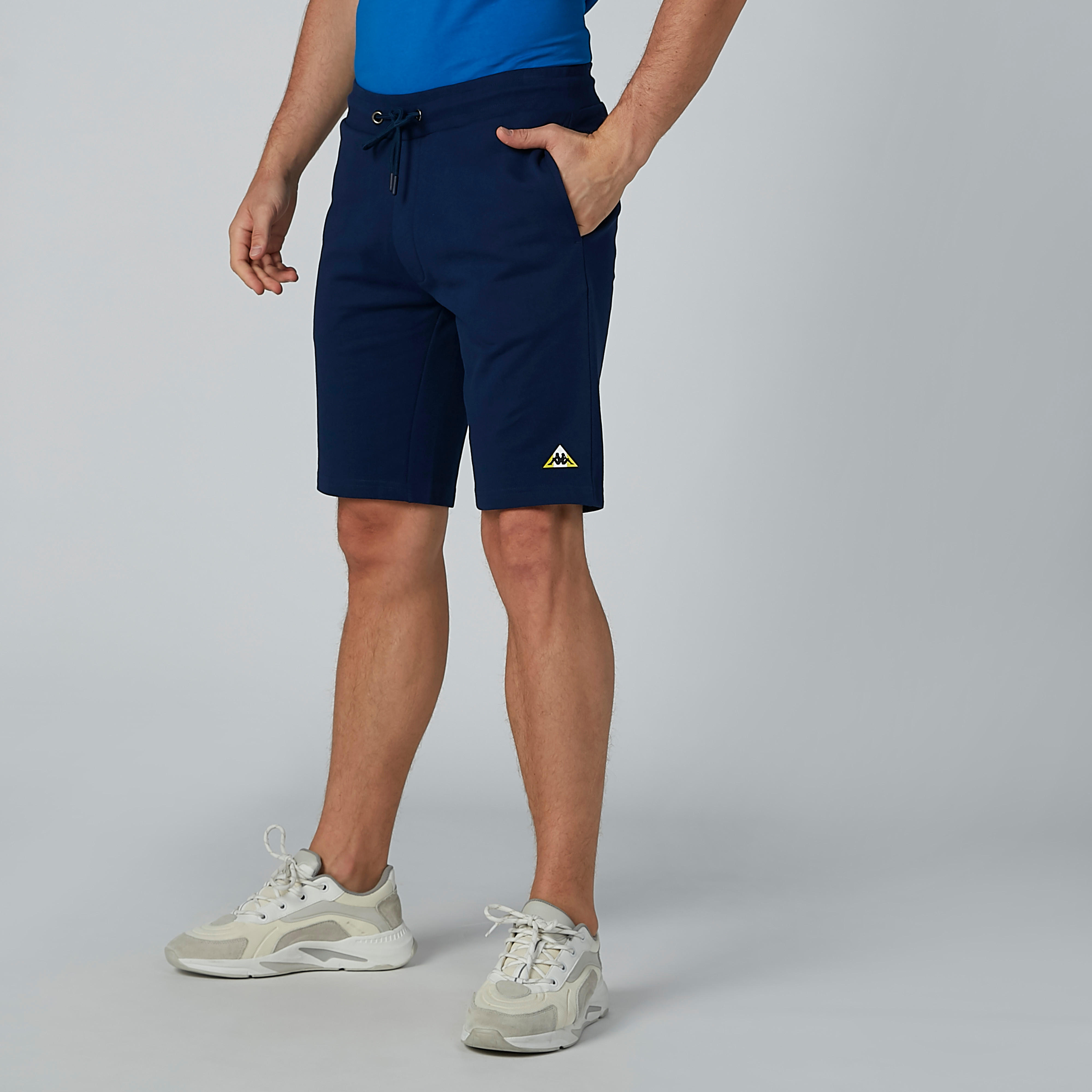 شورت بخصر متوسط الارتفاع ورباط وجيوب من كابا-men-clothing-bottoms-shorts-image-16