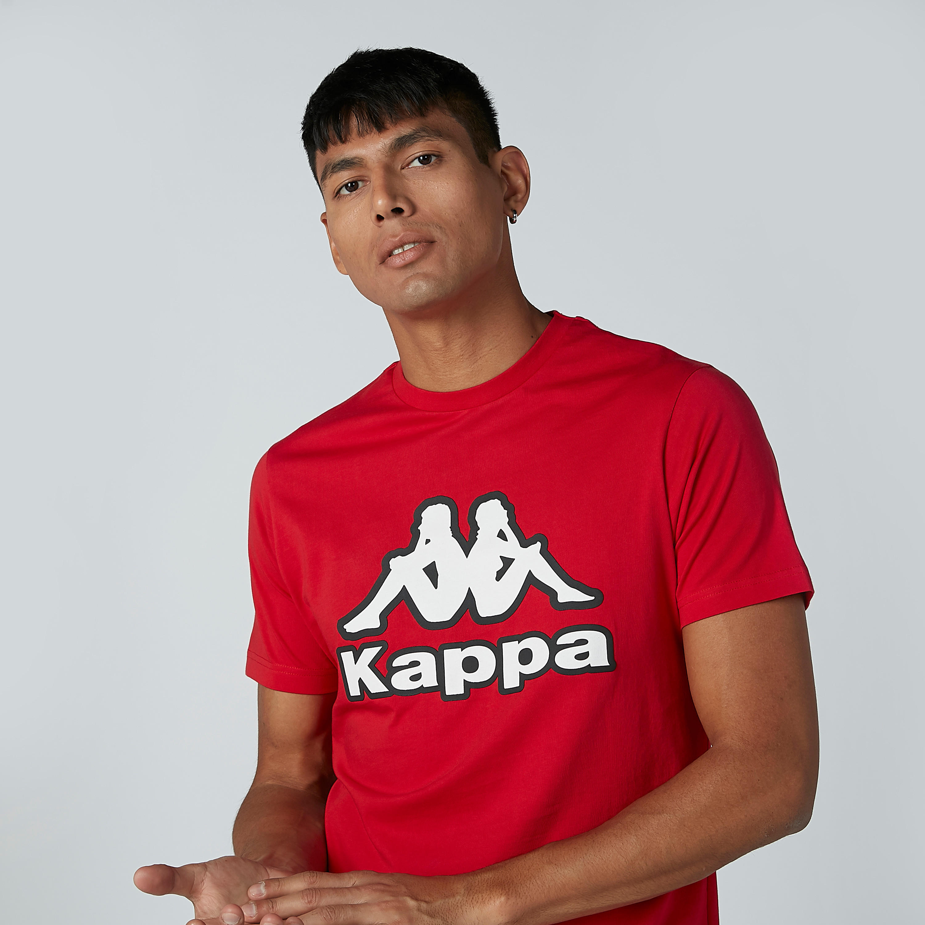 Kappa Printed T-shirt with Round Neck and Short Sleeves-men-clothing-tshirtsandpolos-tshirts-image-3