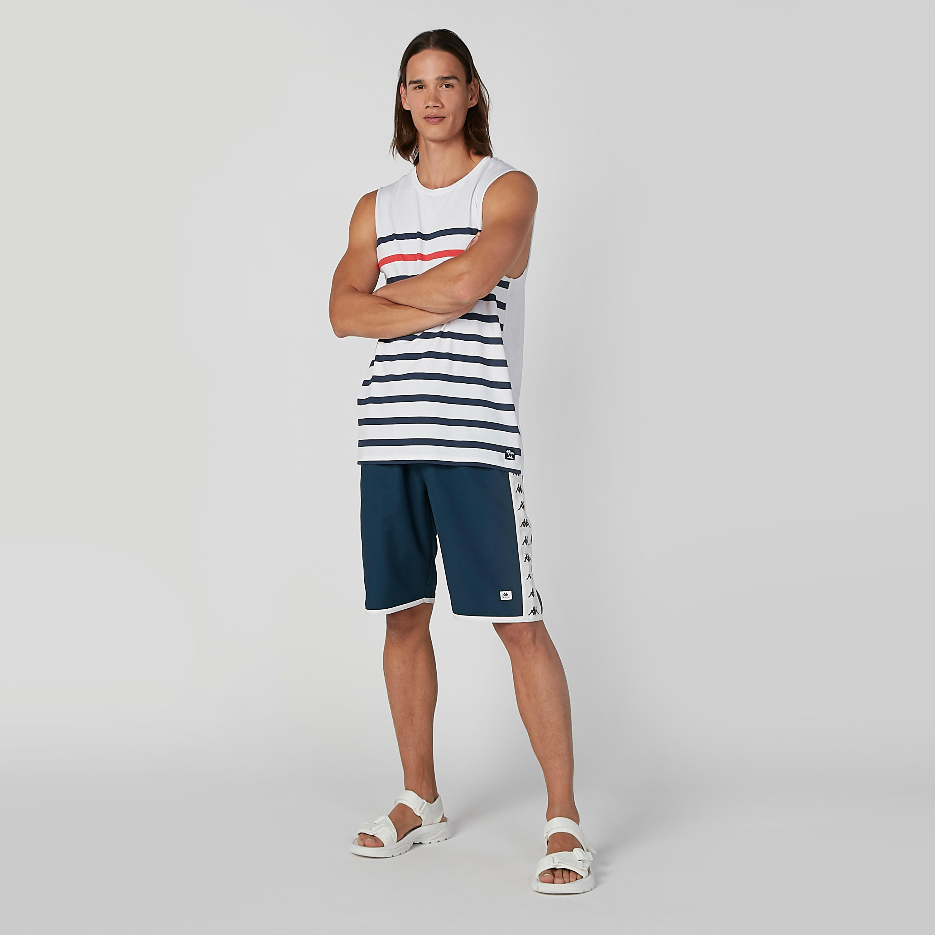 شورت برباط وجيوب وطبعات من كابا-men-clothing-bottoms-shorts-image-3