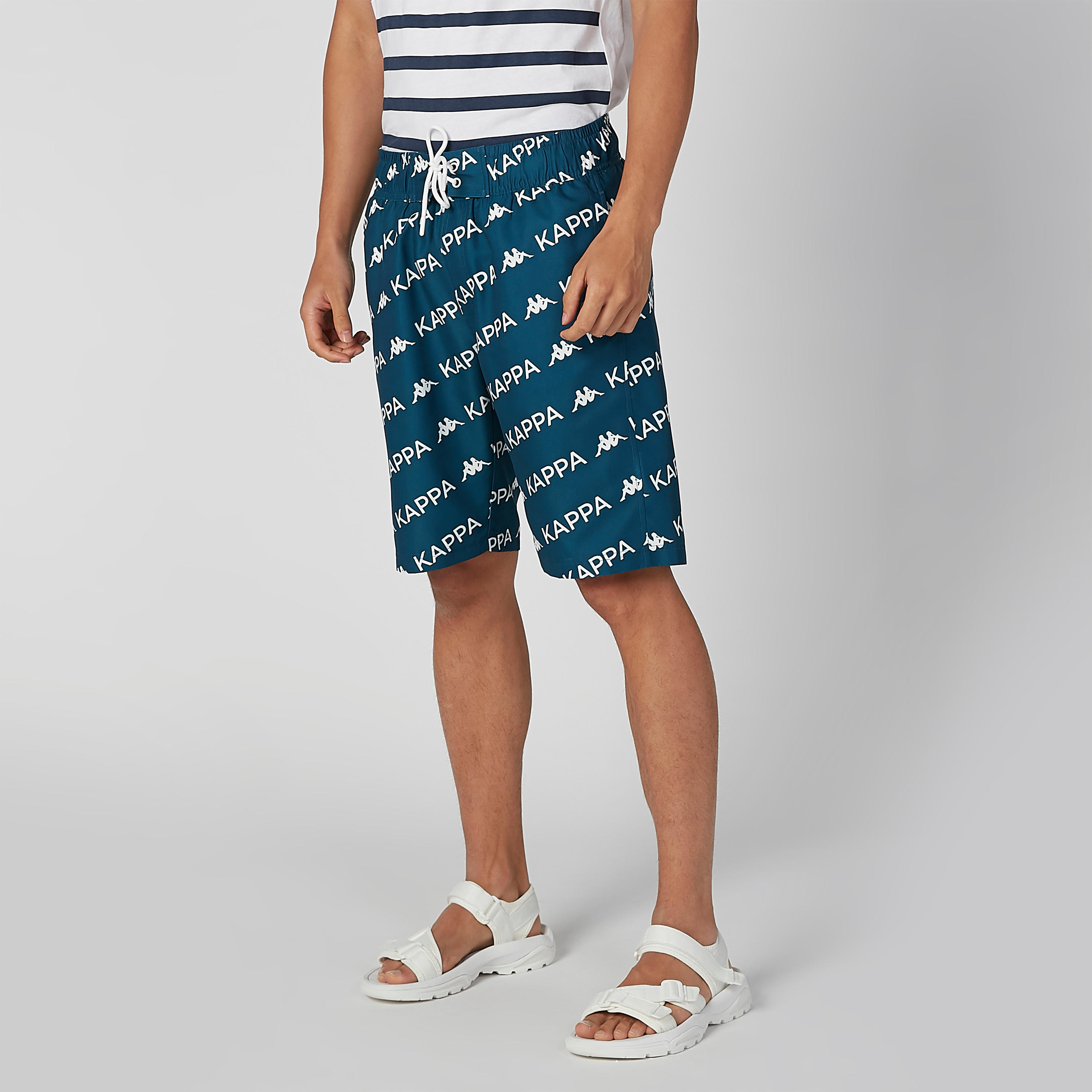 شورت برباط وجيوب وطبعات من كابا-men-clothing-bottoms-shorts-image-1