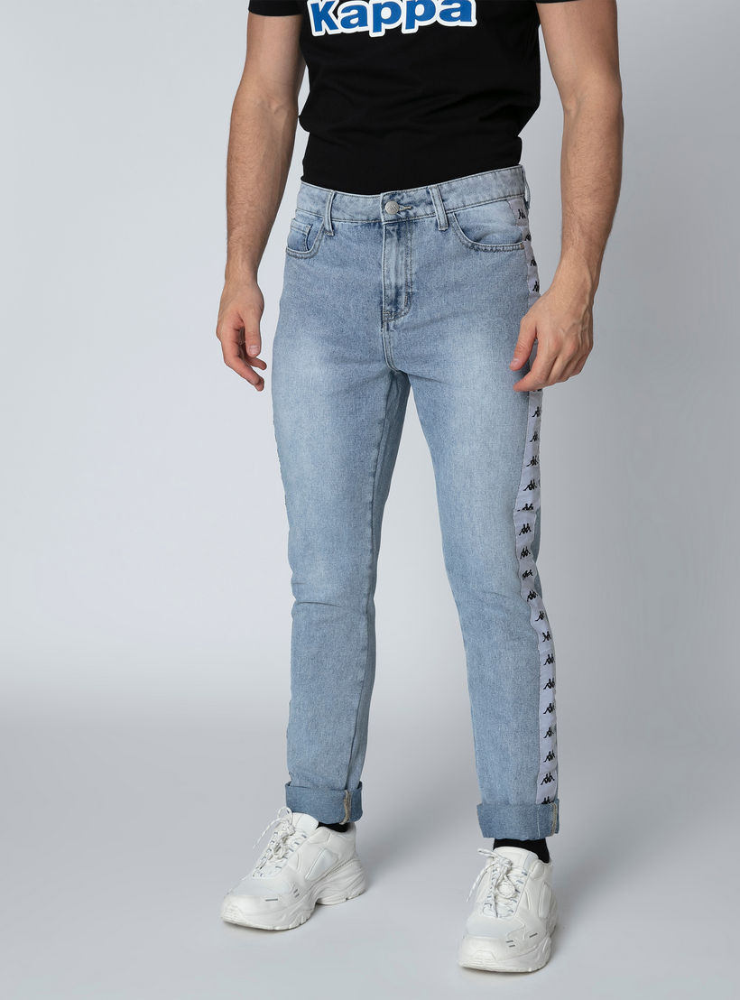 بنطال جينز طويل بجيوب وشريطة من كابا-men-clothing-bottoms-jeans-image-4