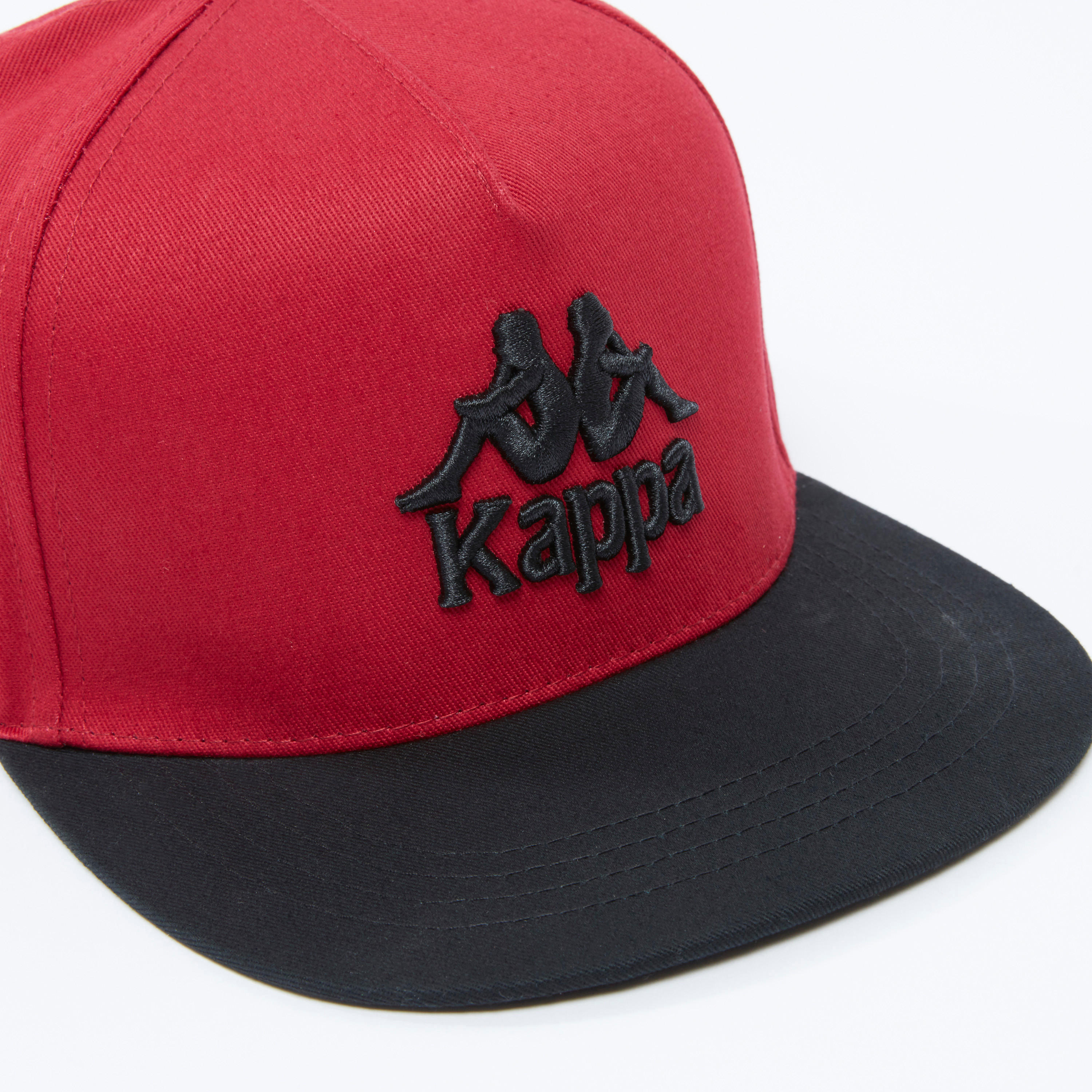 Kappa Textured Cap with Snap Closure-men-caps-image-3