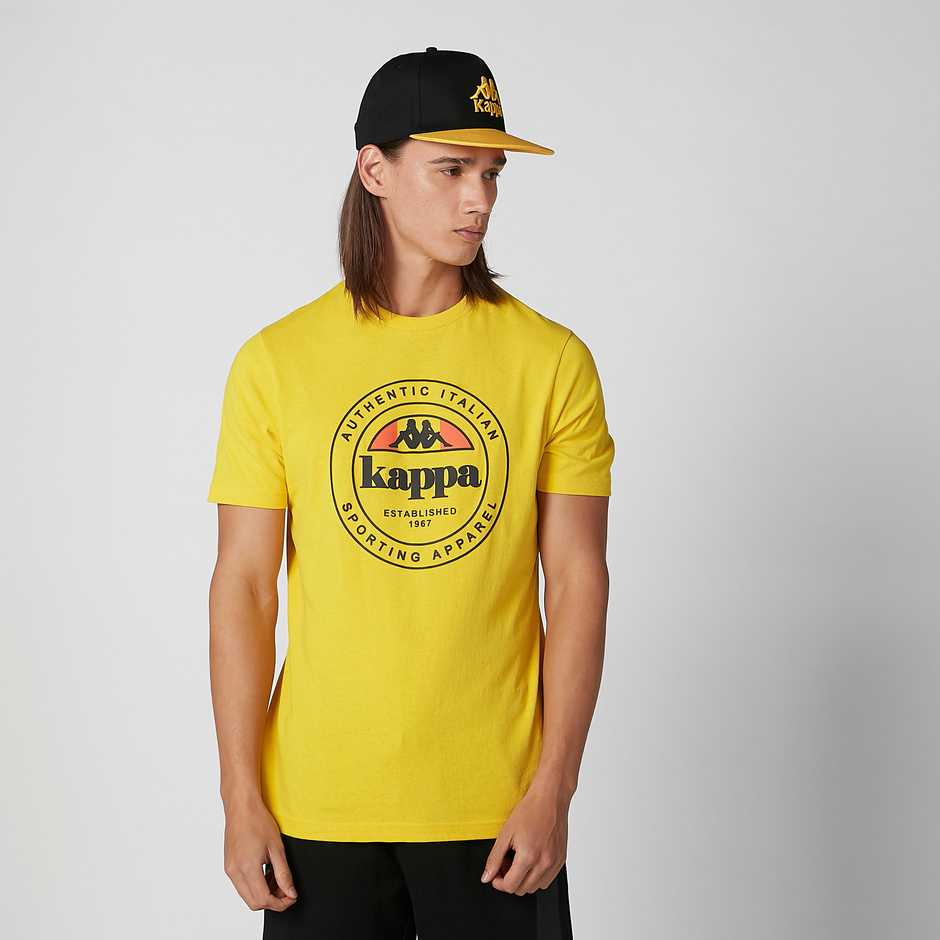 Kappa Textured Cap with Snap Closure-men-caps-image-2