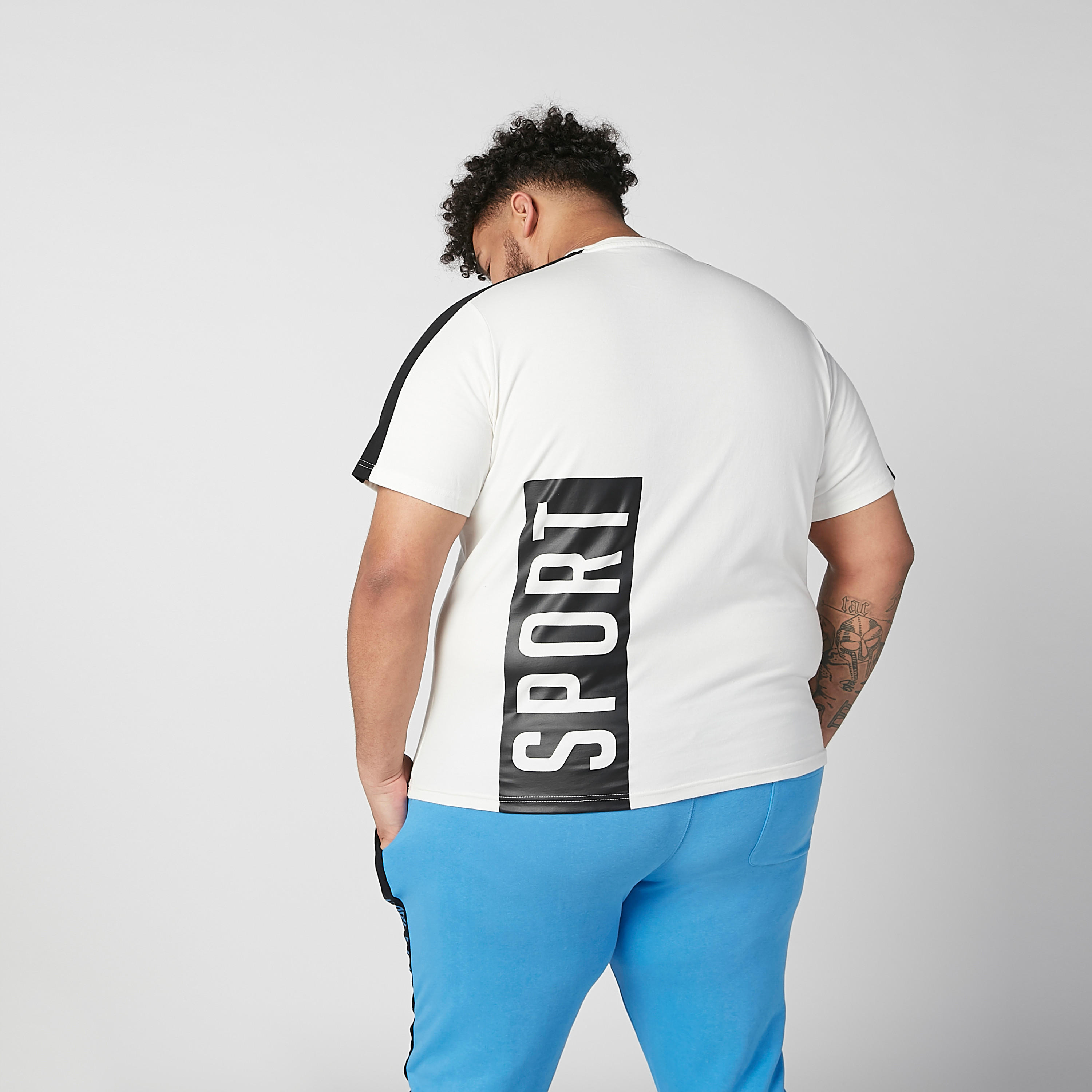 Sustainable Kappa Printed T-shirt with Round Neck and Short Sleeves-men-clothing-sportswearandactivewear-tshirtsandpolos-image-3