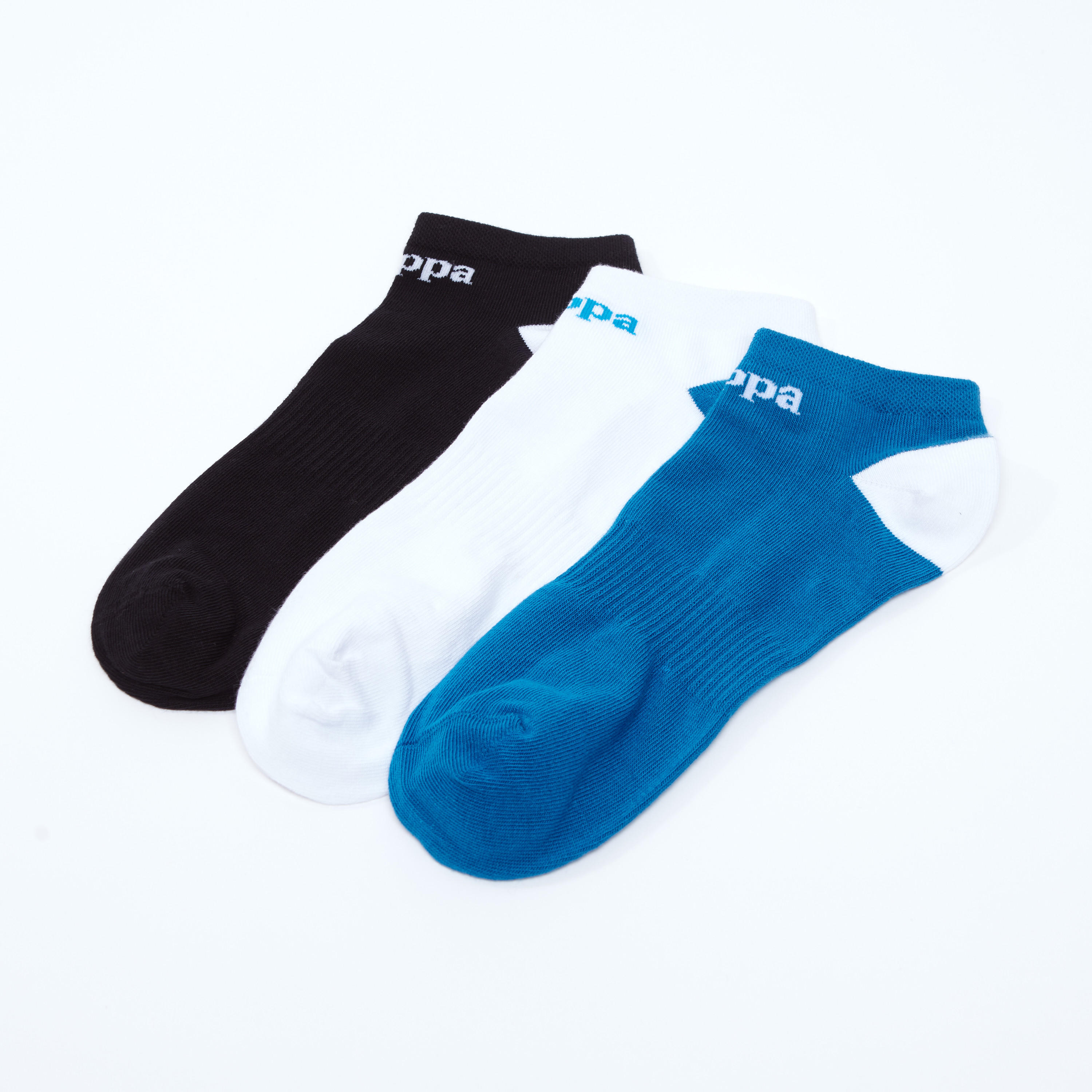 جوارب مطرّزة بطول الكاحل بحواف مطّاطية من كابا - طقم من 3 أزواج-men-socks-image-2