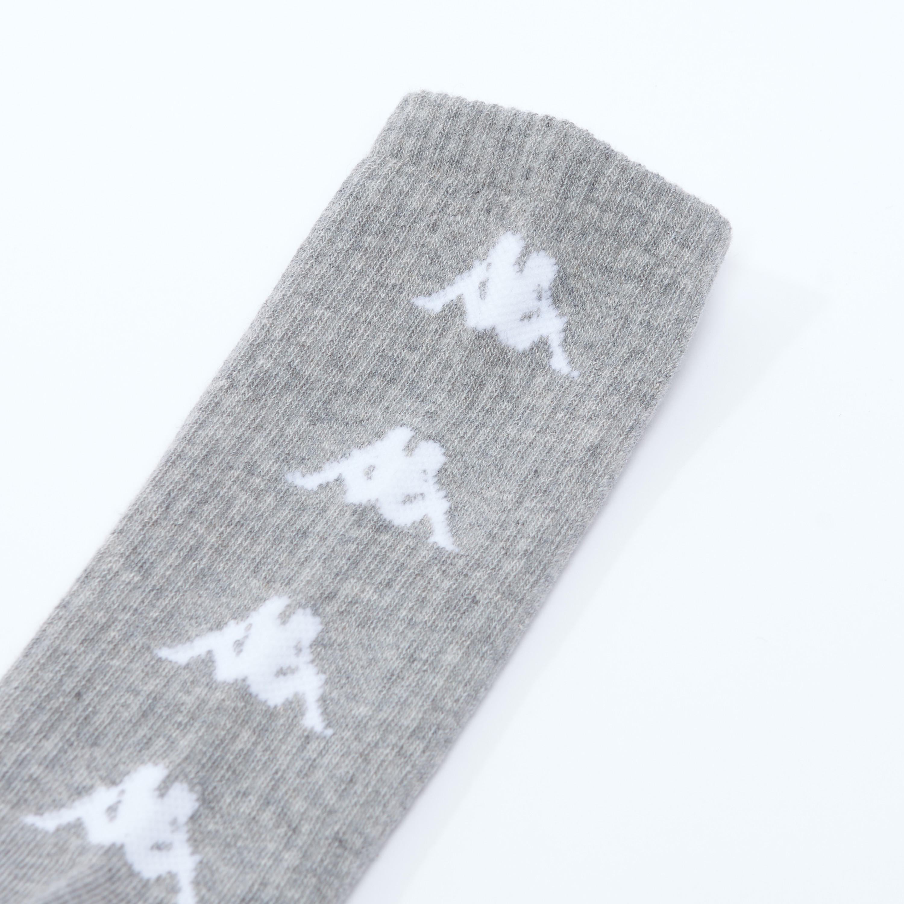 جوارب مطرزة بطول ربلة الساق بحواف مضلّعة من كابا-men-socks-image-2