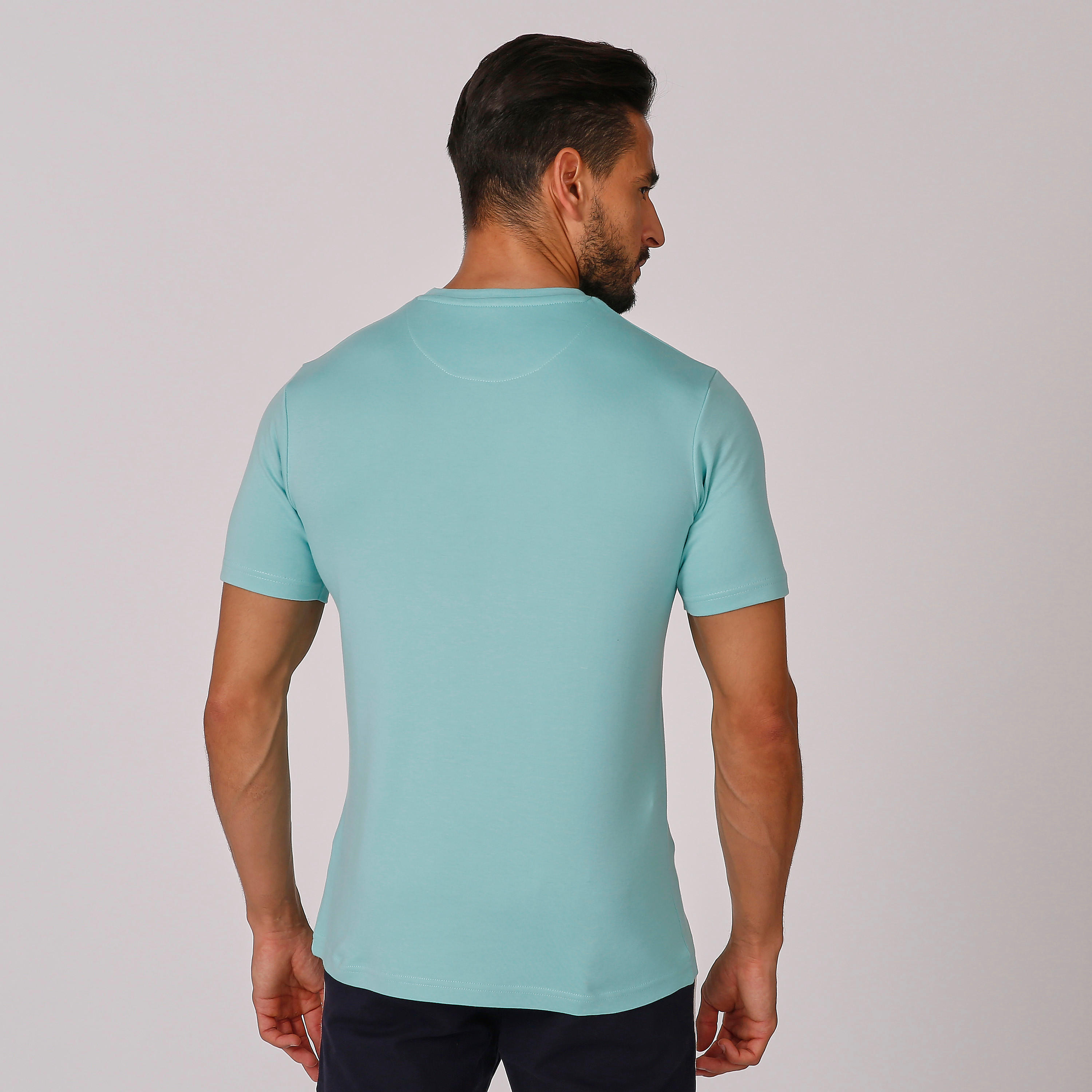 تيشيرت بياقة مستديرة وأكمام قصيرة وطبعات من كابا-men-clothing-tshirtsandpolos-tshirts-image-2