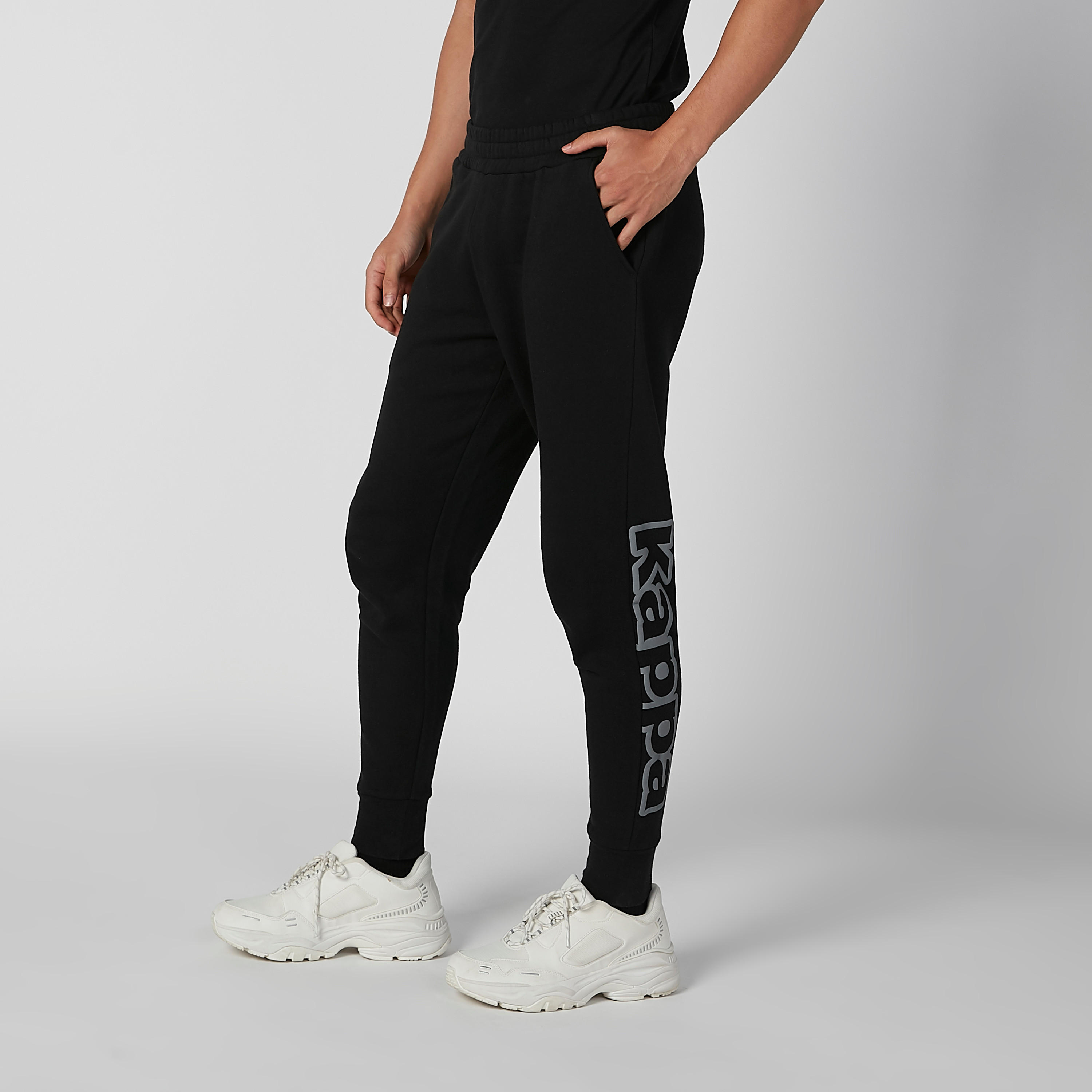 Kappa Full Length Printed Jog Pants with Pocket Detail and Drawstring-men-clothing-sportswearandactivewear-bottoms-image-2