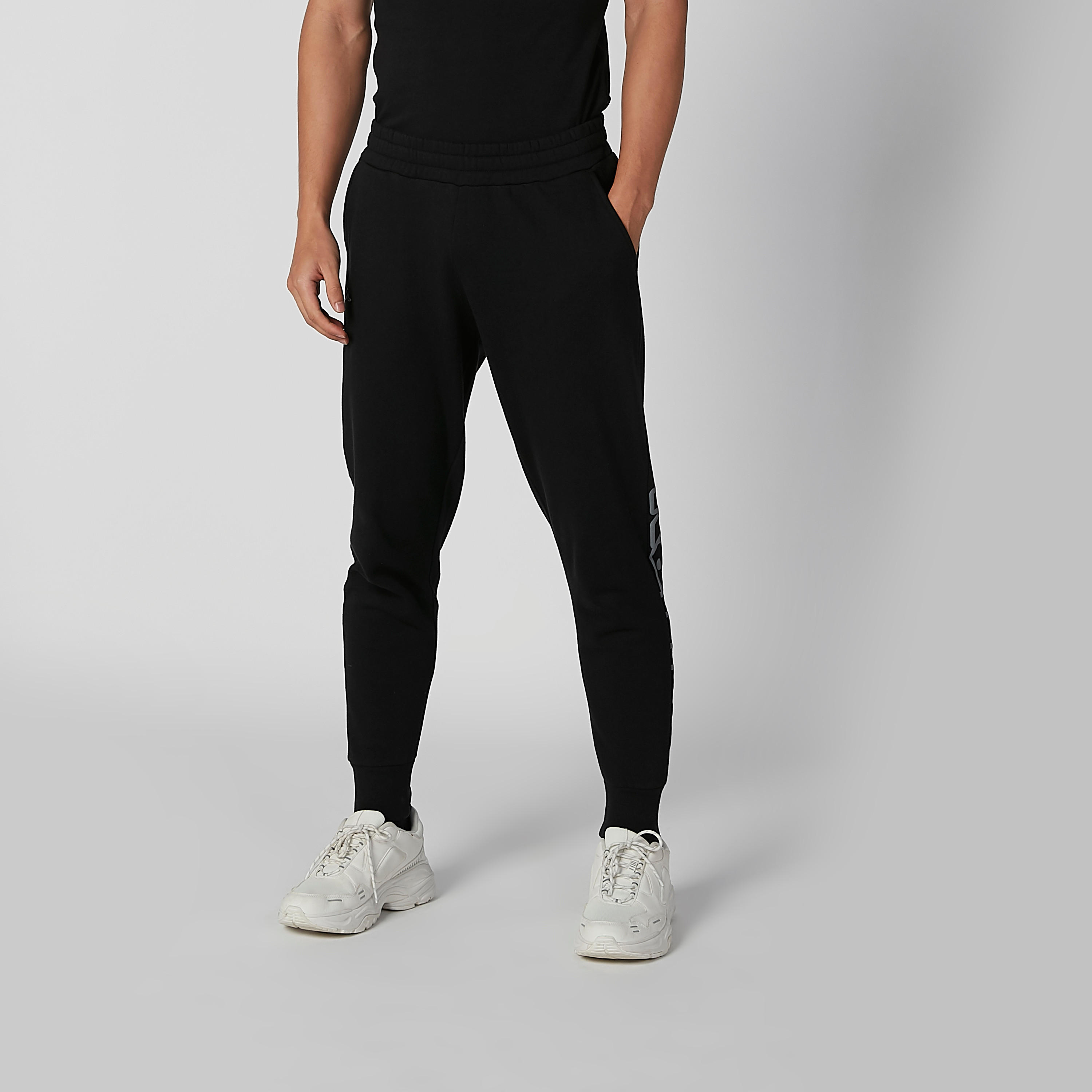 Kappa Full Length Printed Jog Pants with Pocket Detail and Drawstring-men-clothing-sportswearandactivewear-bottoms-image-3