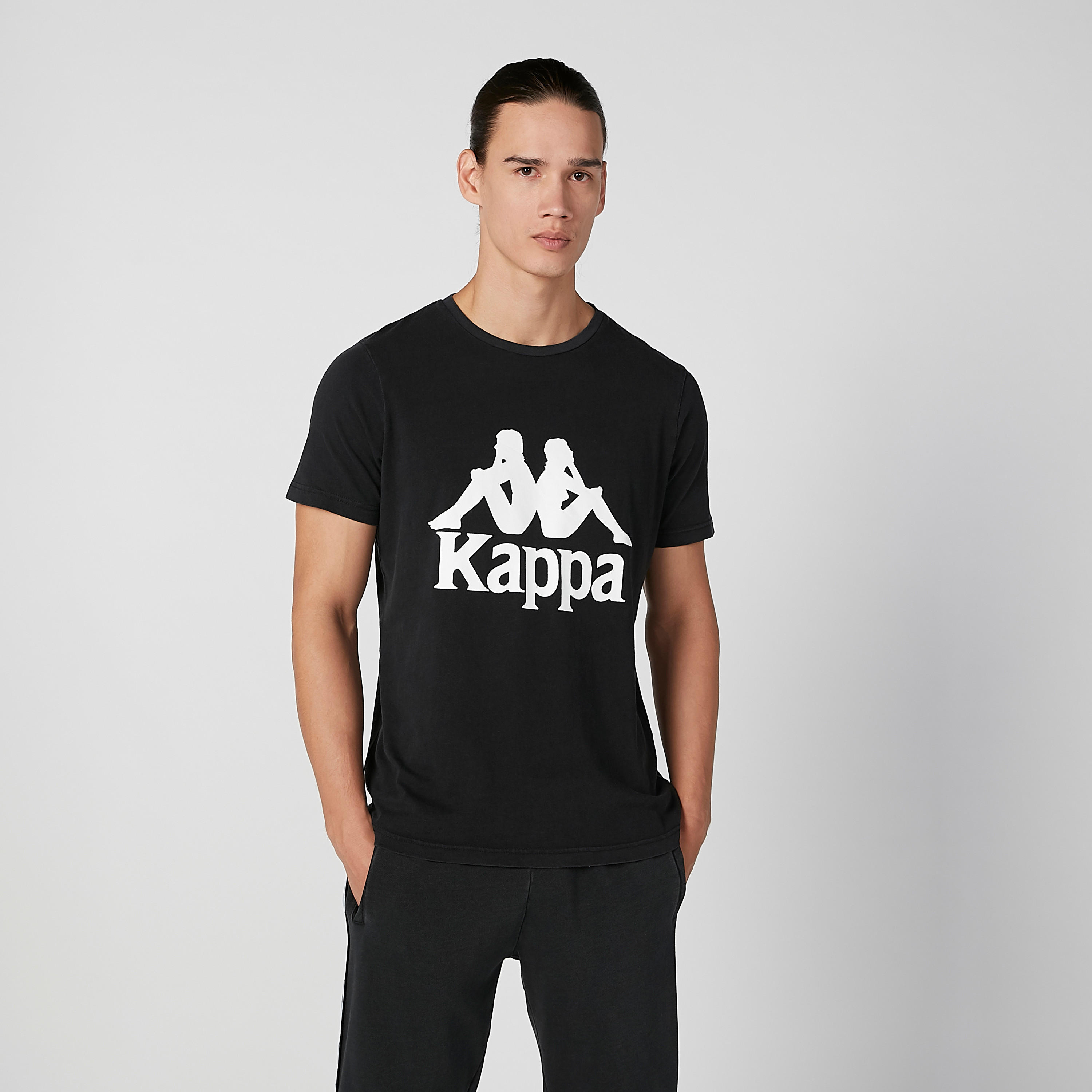 تيشيرت بياقة مستديرة وأكمام قصيرة وطبعات من كابا-men-clothing-sportswearandactivewear-tshirtsandpolos-image-1