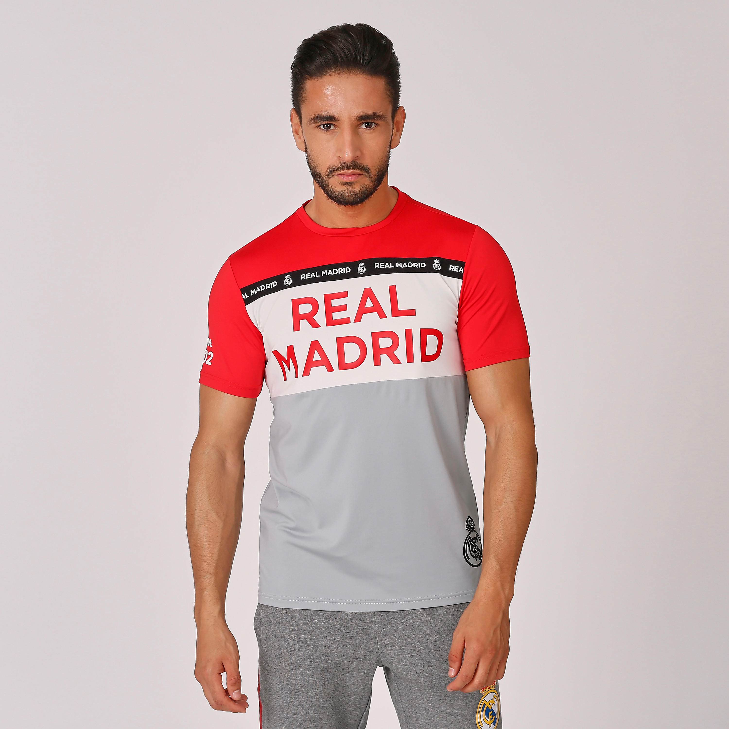 تيشيرت مستدام بأكمام قصيرة وطبعات ريال مدريد -men-clothing-sportswearandactivewear-tshirtsandpolos-image-1