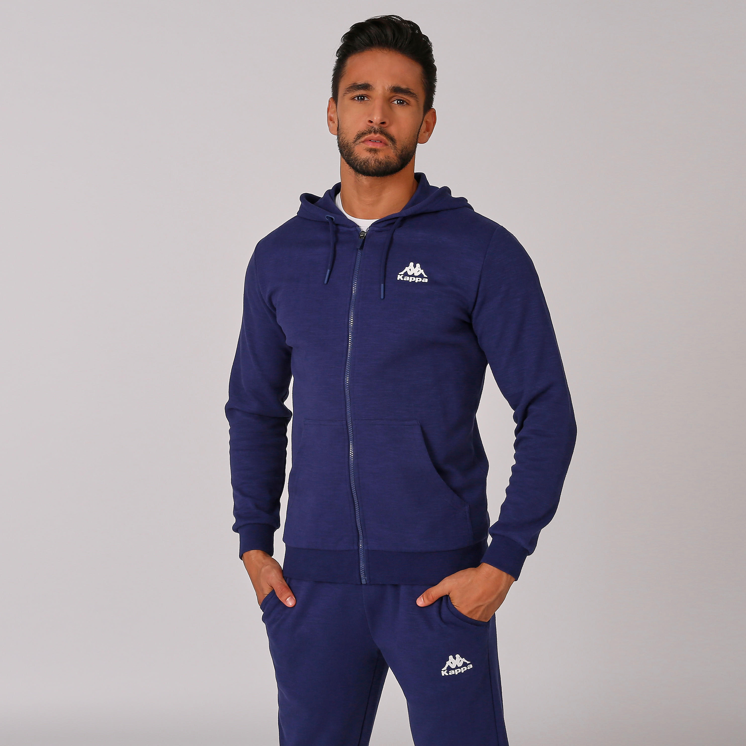 Kappa Plain Jacket with Kangaroo Pockets and Hood-men-clothing-jacketsandblazers-jackets-image-1