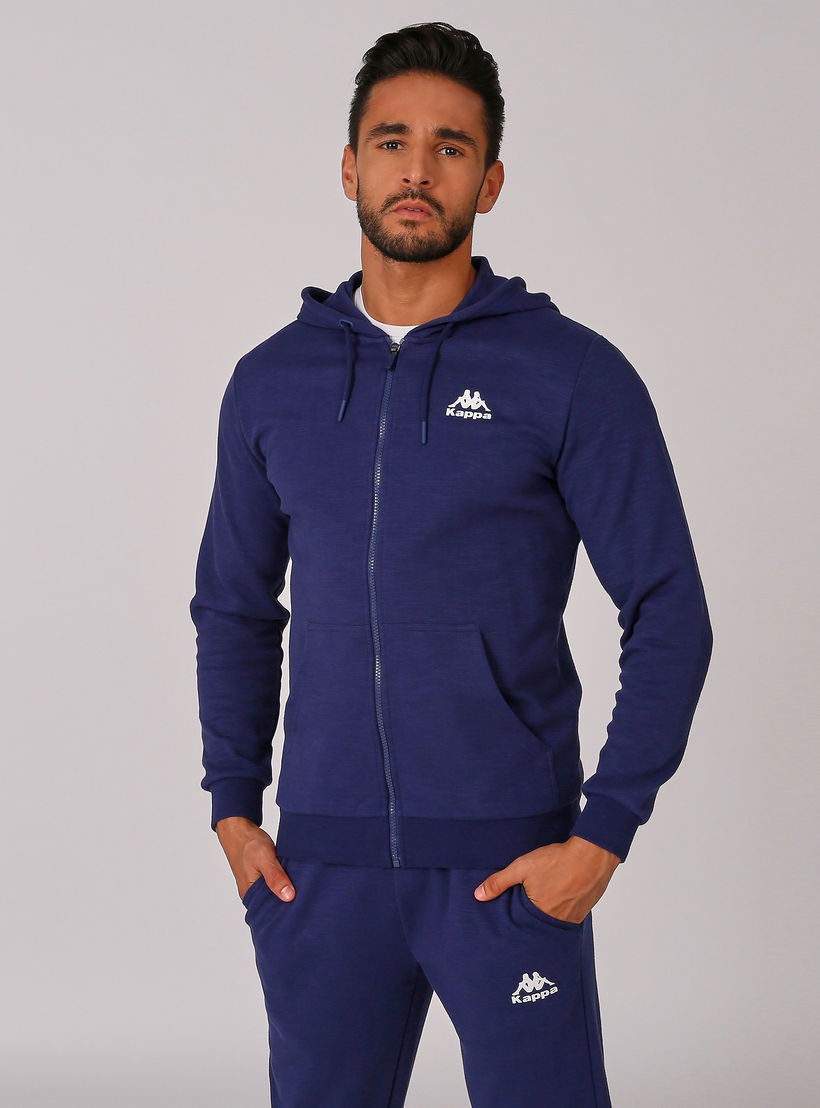 Kappa Plain Jacket with Kangaroo Pockets and Hood-men-clothing-jacketsandblazers-jackets-image-1