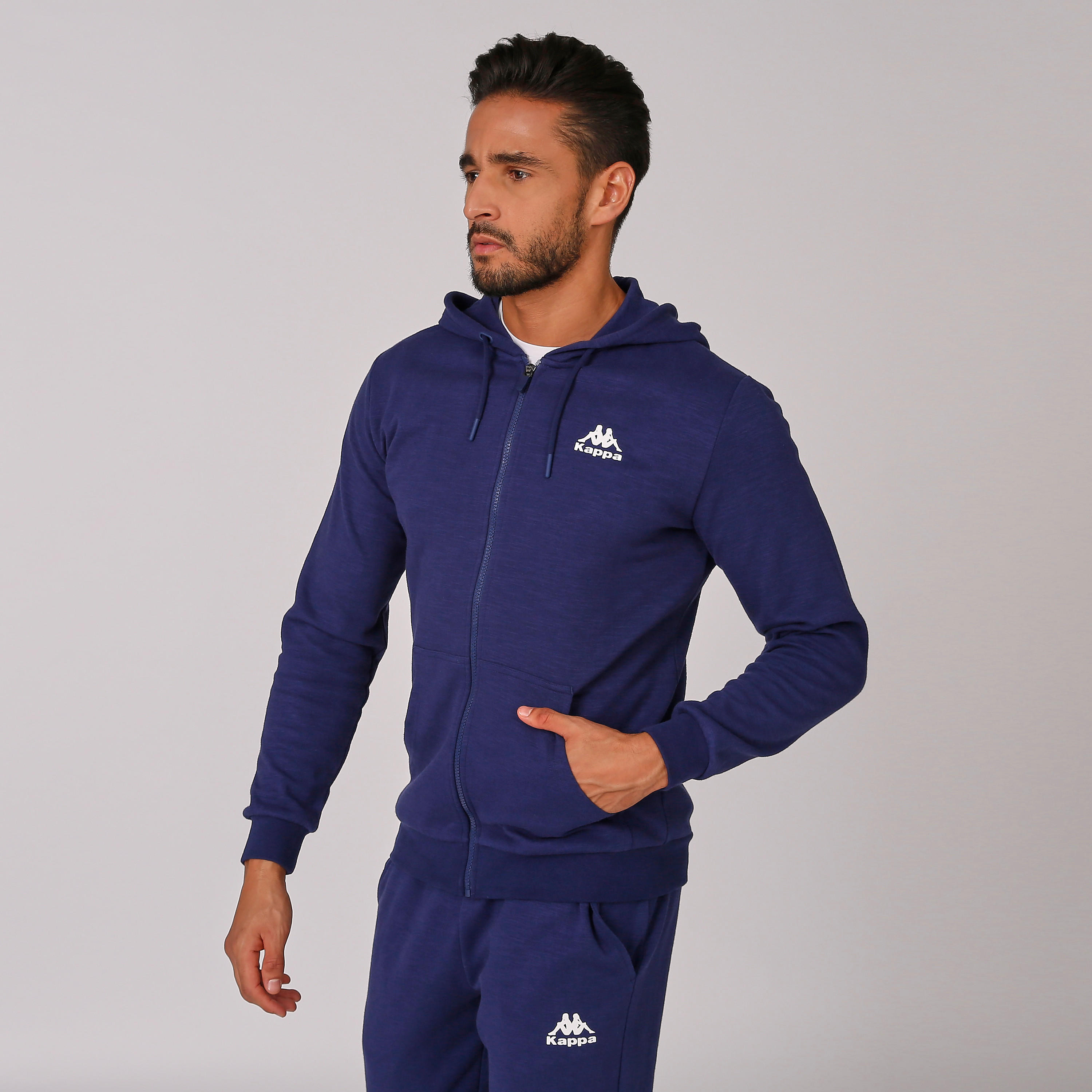 Kappa Plain Jacket with Kangaroo Pockets and Hood-men-clothing-jacketsandblazers-jackets-image-3