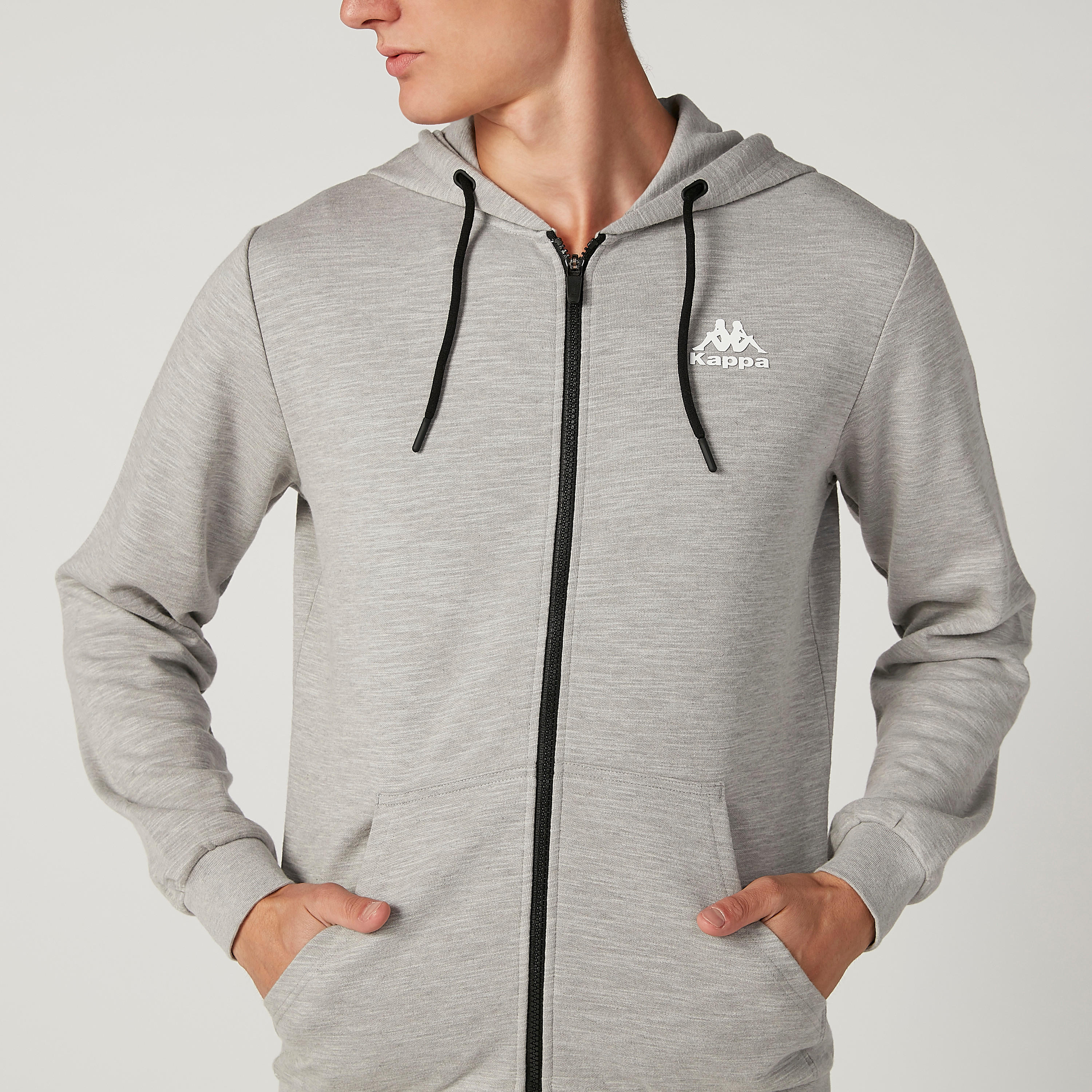 Kappa Plain Jacket with Long Sleeves and Hood-men-clothing-jacketsandblazers-jackets-image-3