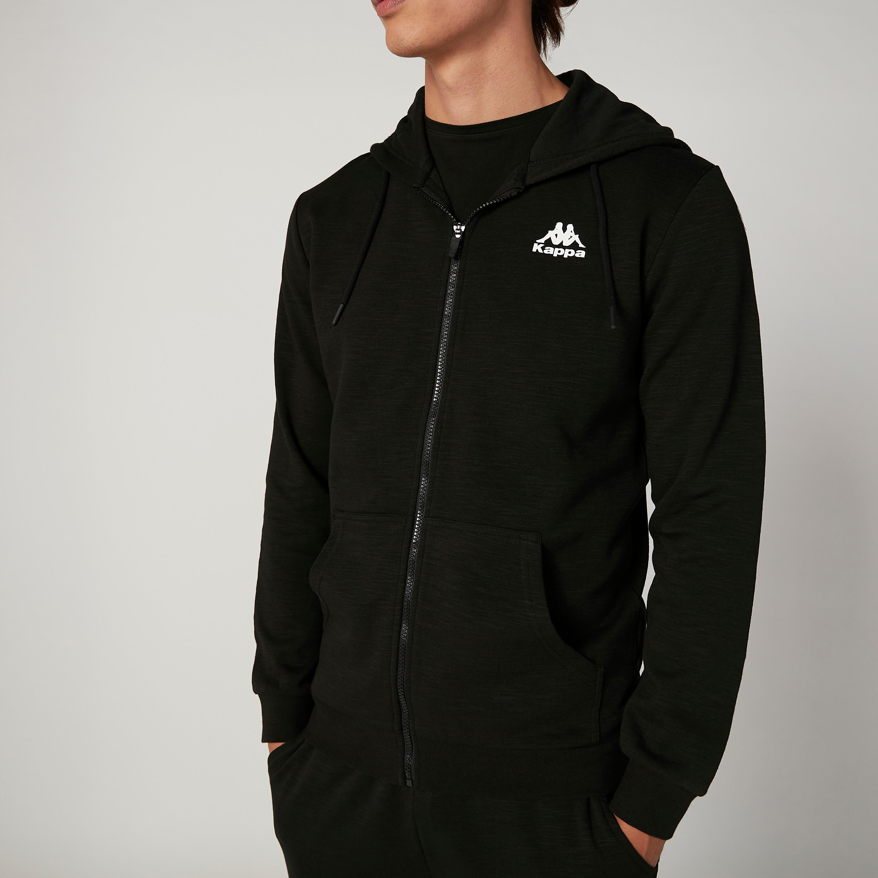 جاكيت سادة بقبّعة وأكمام طويلة من كابا-men-clothing-jacketsandblazers-jackets-image-3