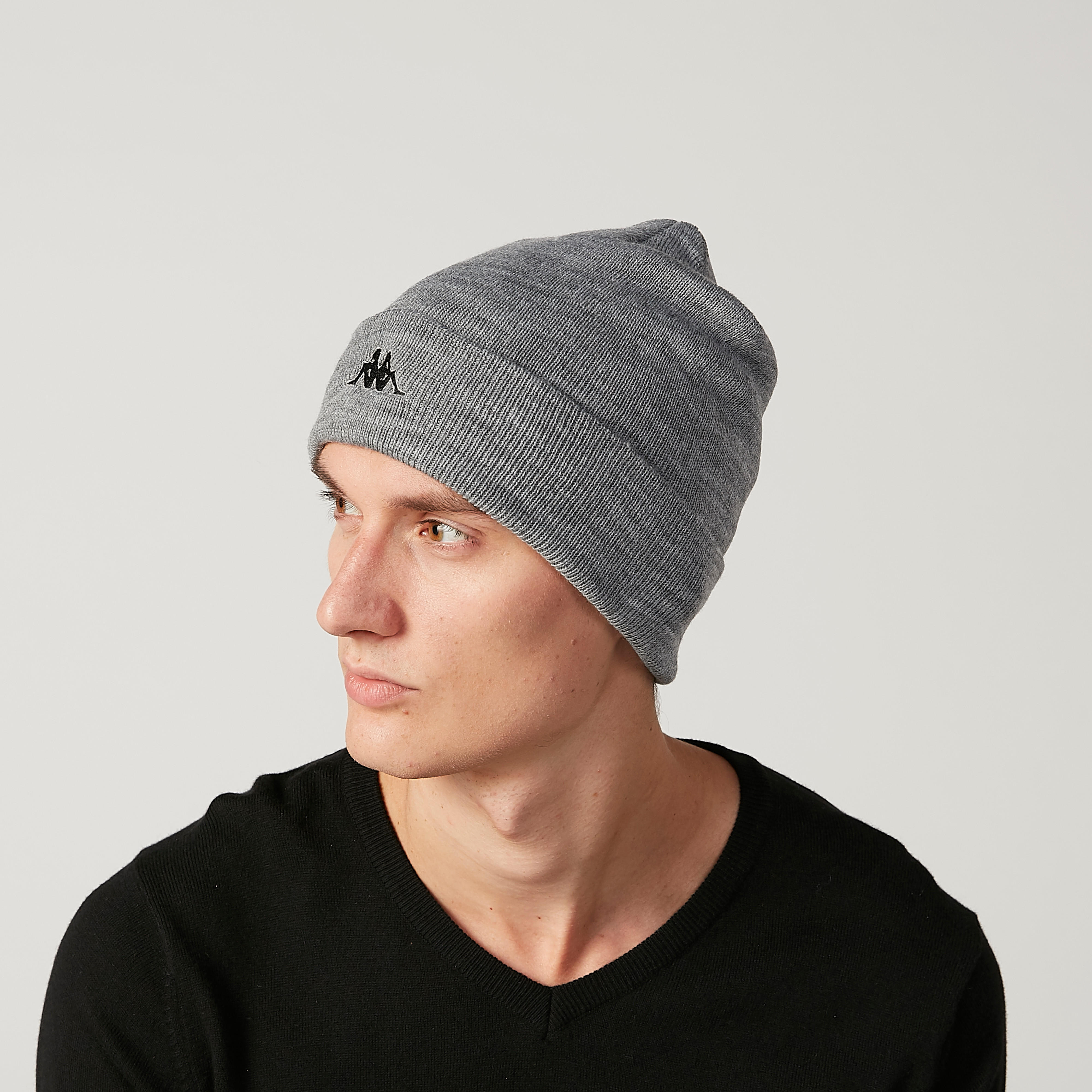 Kappa Textured Beanie Cap-men-caps-image-2