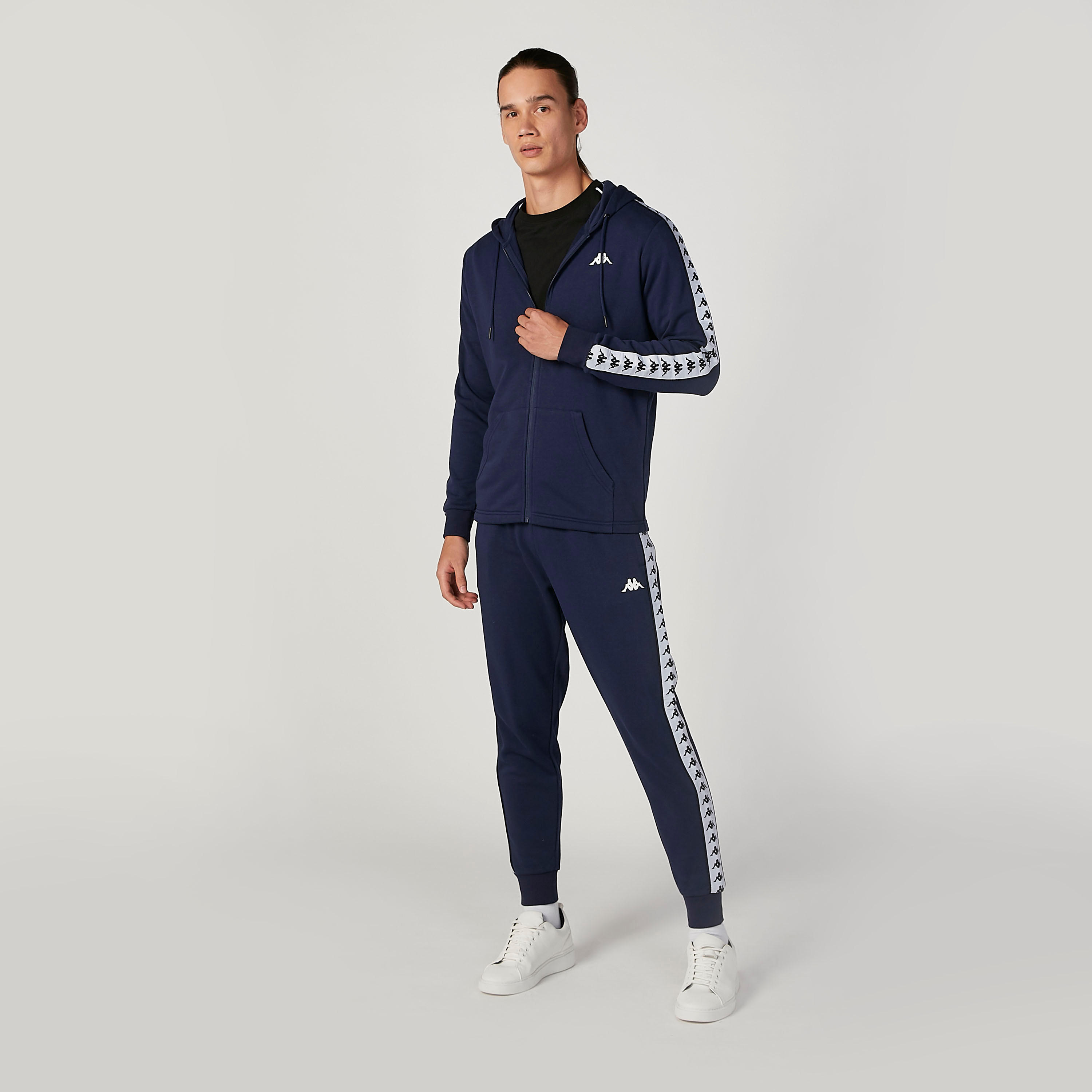 Kappa Printed Jacket with Full Length Jog Pants-men-clothing-sportswearandactivewear-tracksuits-image-2