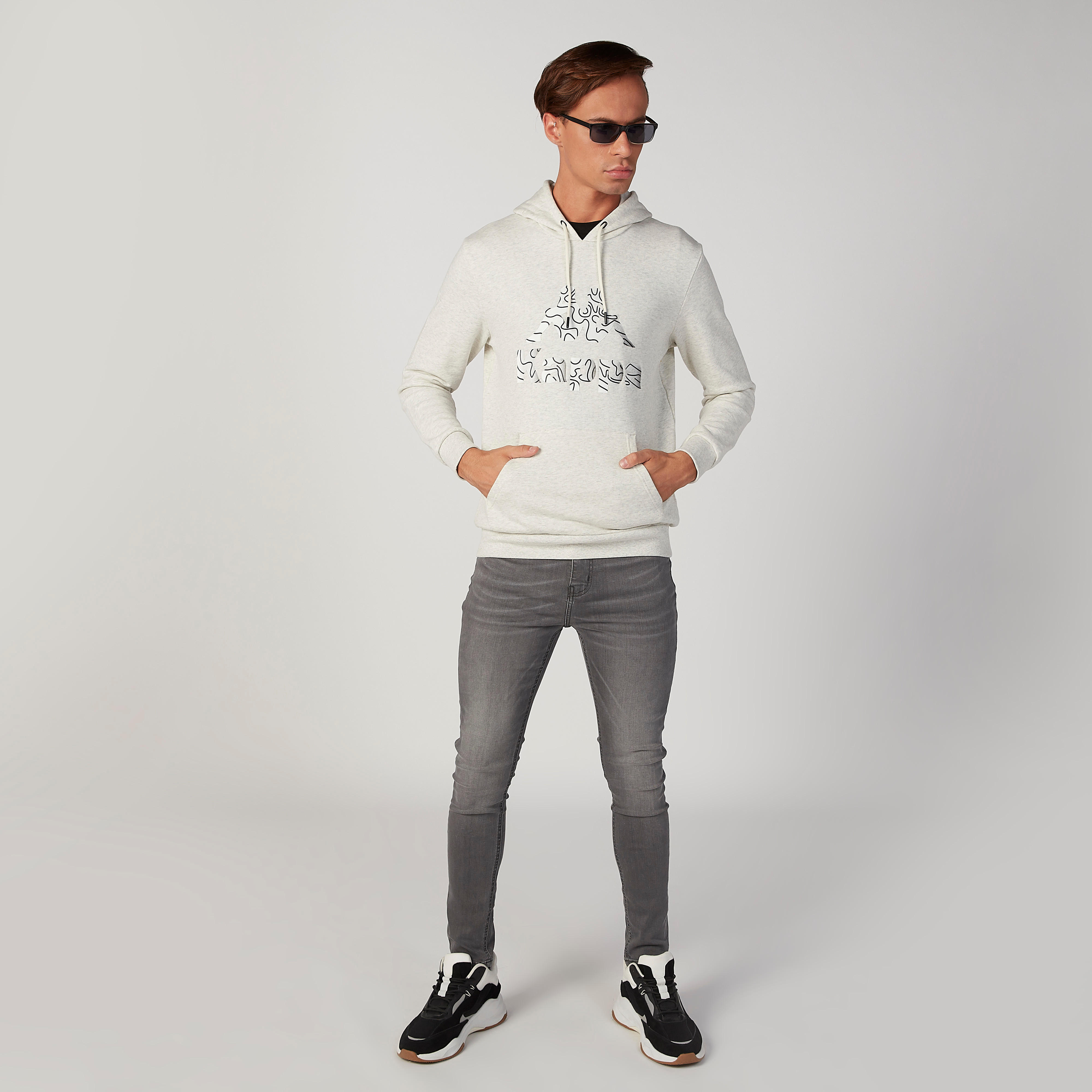 Kappa Printed Hooded Sweatshirt with Long Sleeves-men-winterwear-hoodiesandsweatshirts-image-2