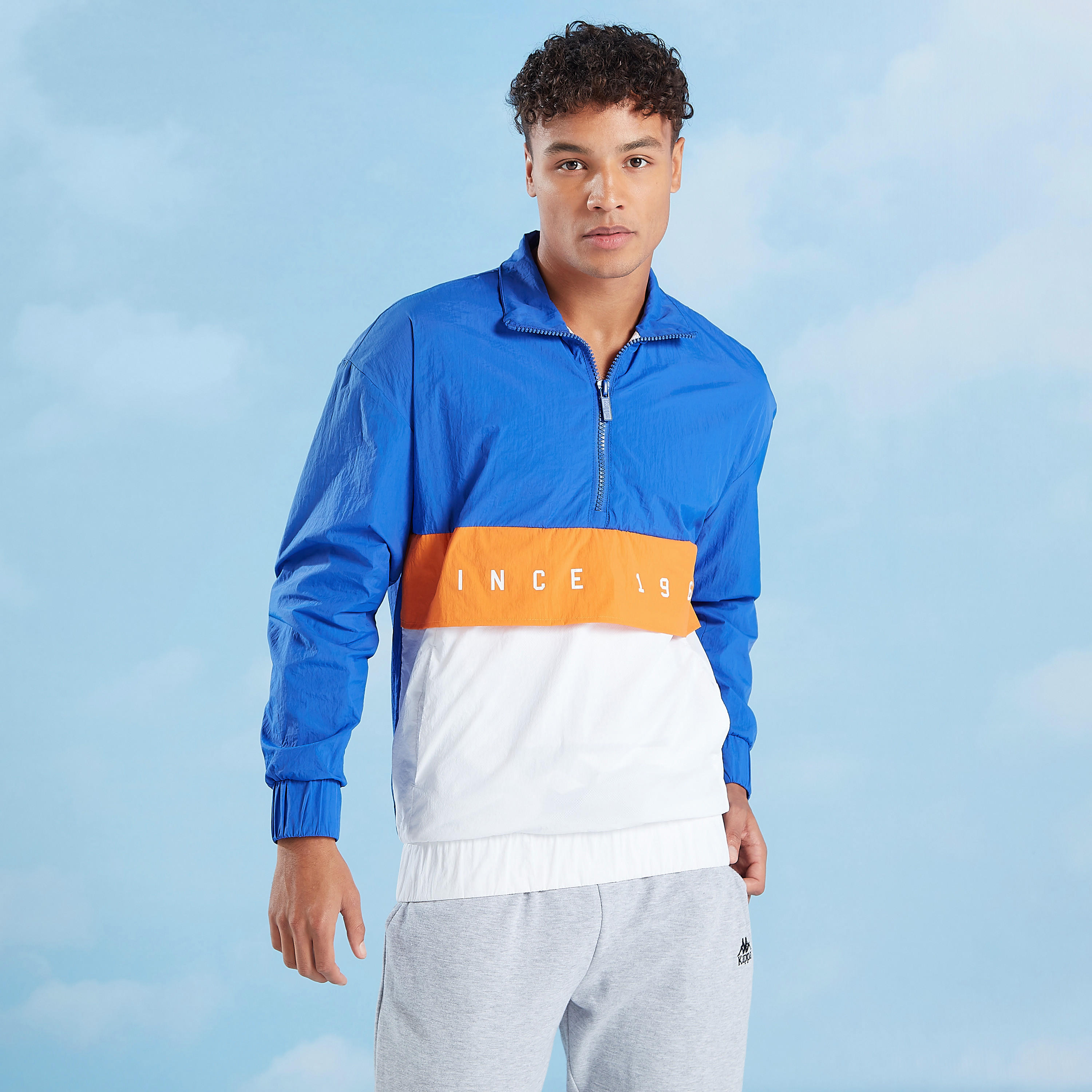 Kappa Printed Jacket with Long Sleeves-men-clothing-jacketsandblazers-jackets-image-1