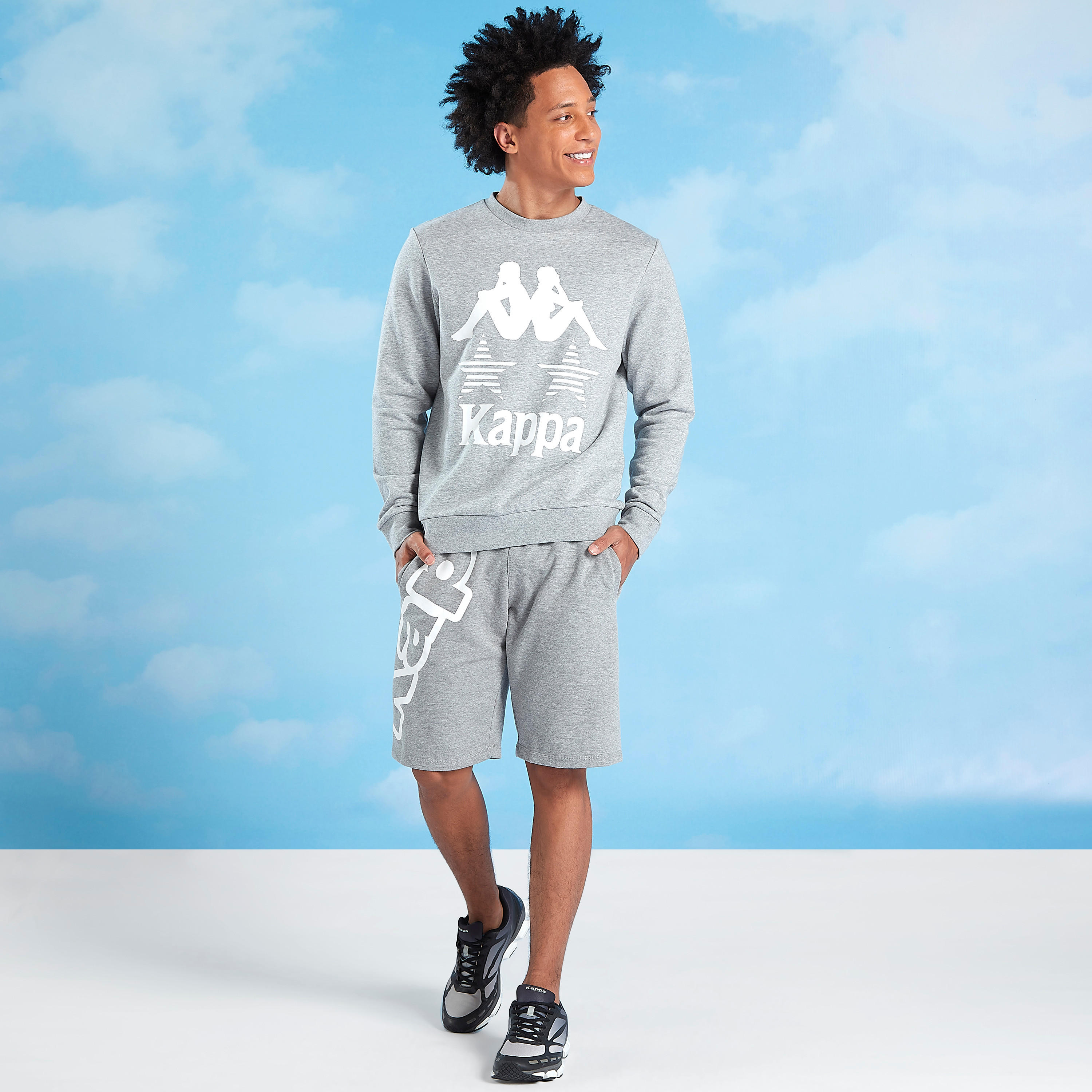 Kappa Printed Sweatshirt with Crew Neck and Long Sleeves-men-winterwear-hoodiesandsweatshirts-image-2