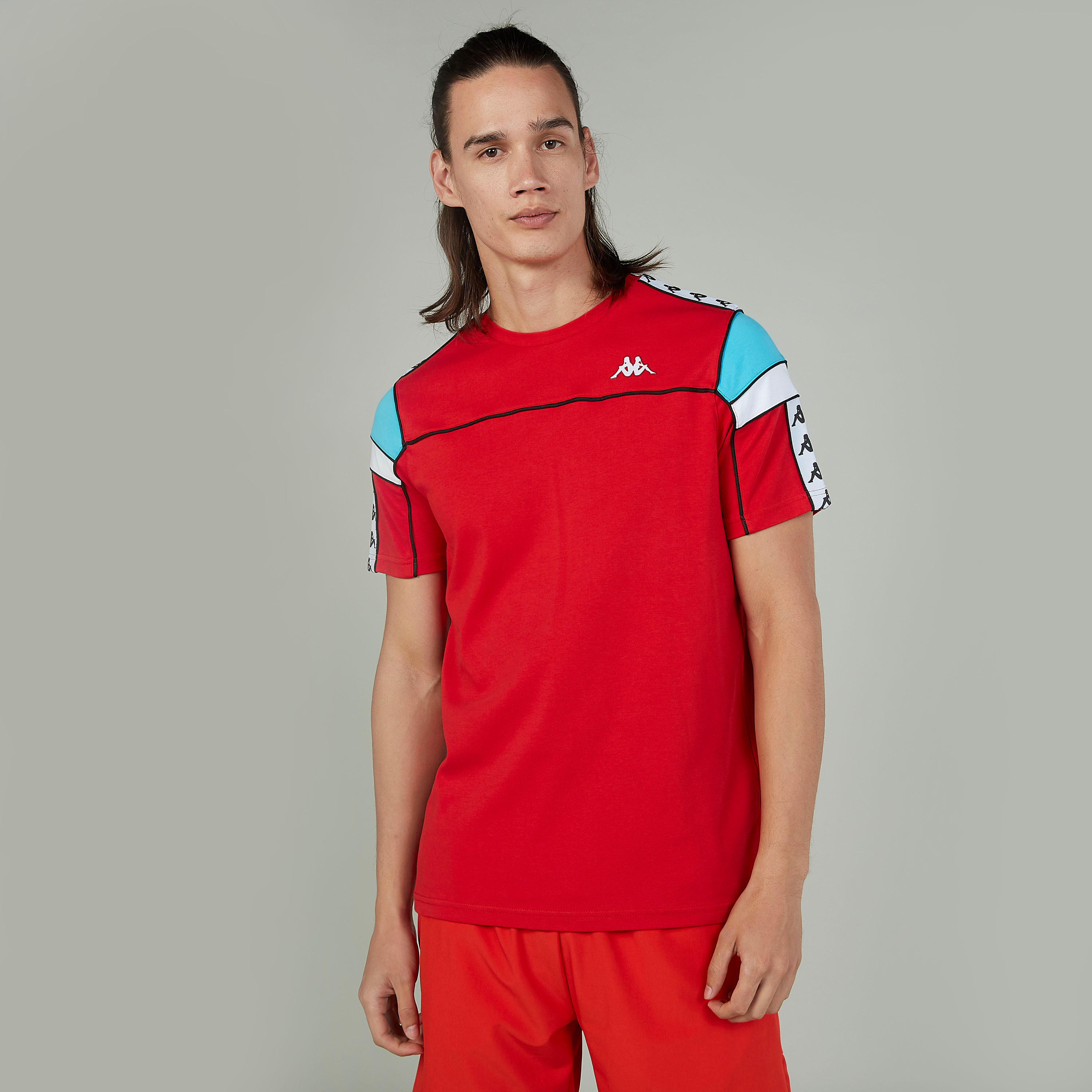 Kappa Printed T-shirt with Crew Neck and Short Sleeves-men-clothing-sportswearandactivewear-tshirtsandpolos-image-1