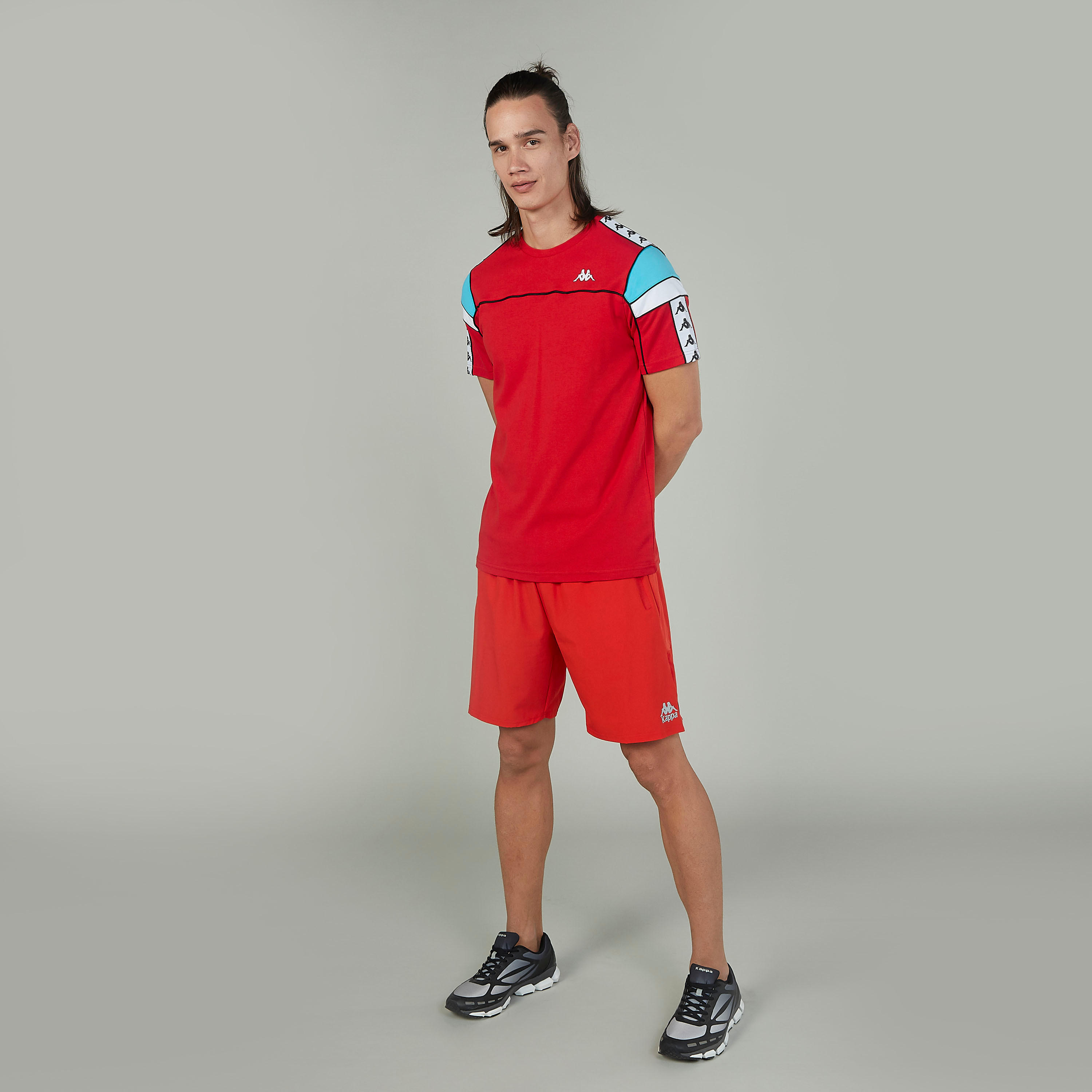 Kappa Printed T-shirt with Crew Neck and Short Sleeves-men-clothing-sportswearandactivewear-tshirtsandpolos-image-2