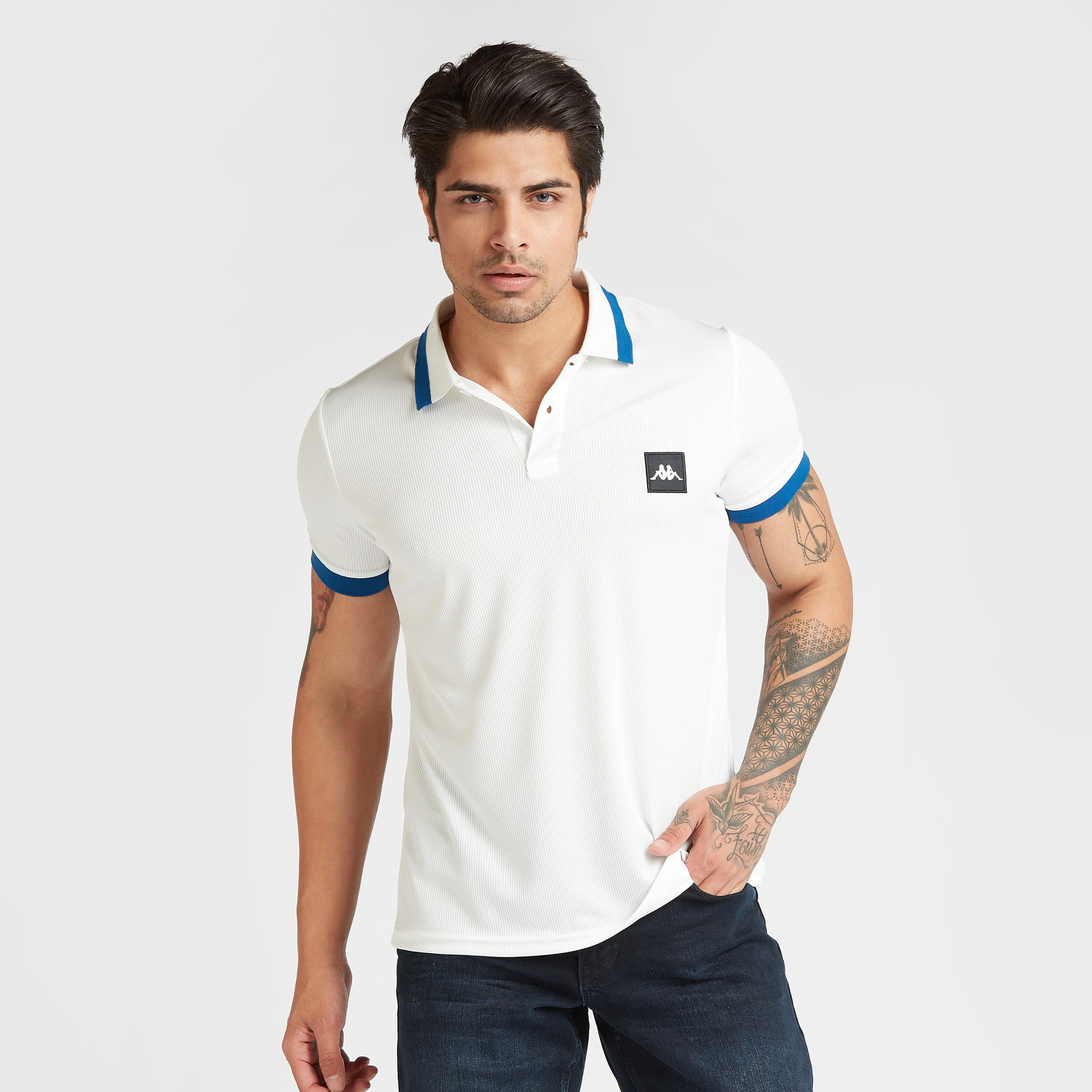 تيشيرت بولو بأكمام قصيرة وطبعات من كابا-men-clothing-sportswearandactivewear-tshirtsandpolos-image-1