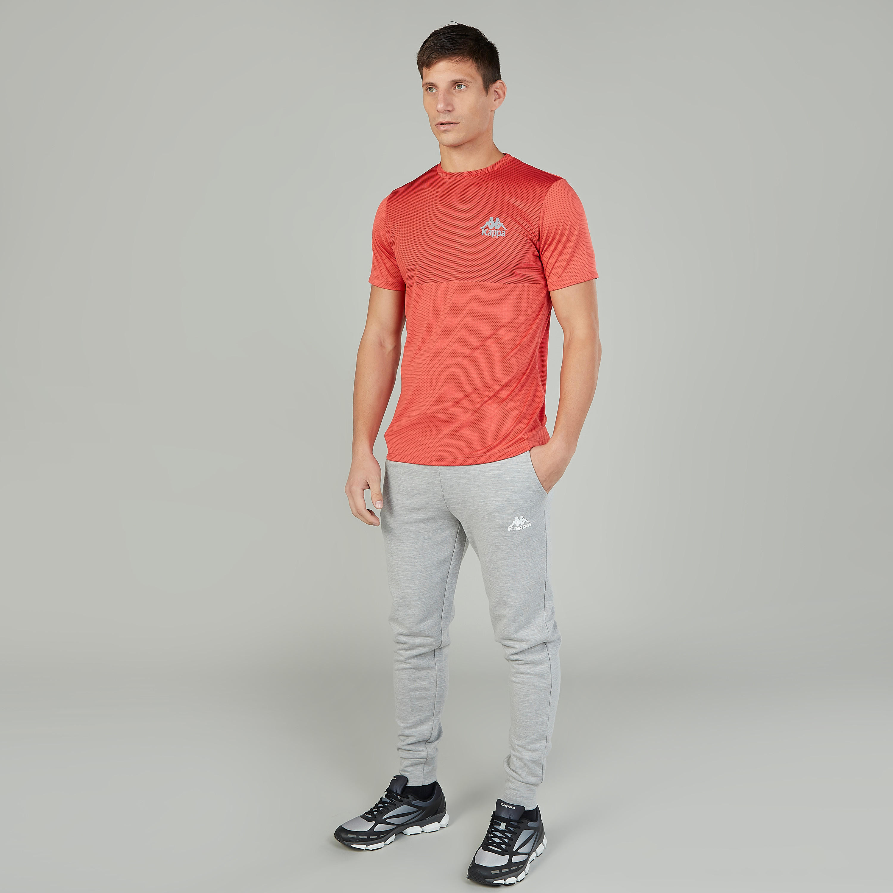 Kappa Printed T-shirt with Round Neck and Short Sleeves-men-clothing-sportswearandactivewear-tshirtsandpolos-image-2
