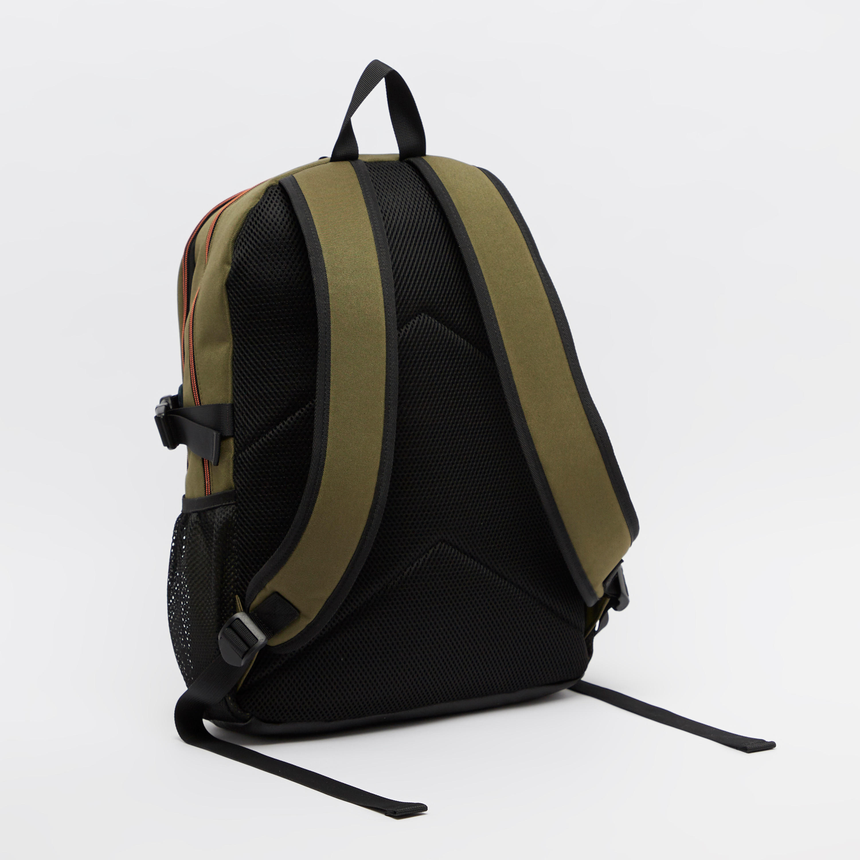 Kappa Printed Backpack with Adjustable Straps and Zip Closure-men-bags-image-3
