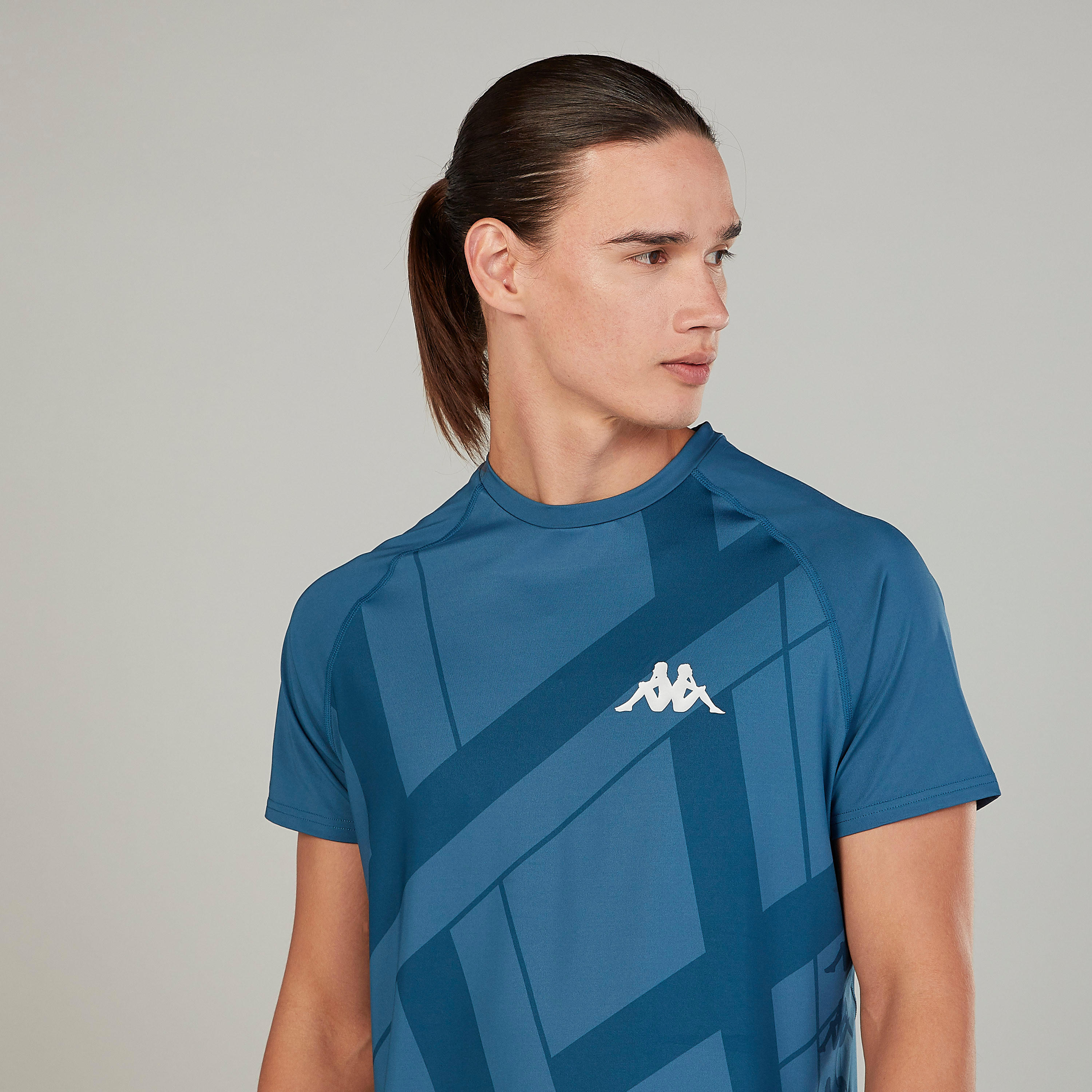 Kappa Printed T-shirt with Crew Neck and Raglan Sleeves-men-clothing-sportswearandactivewear-tshirtsandpolos-image-3