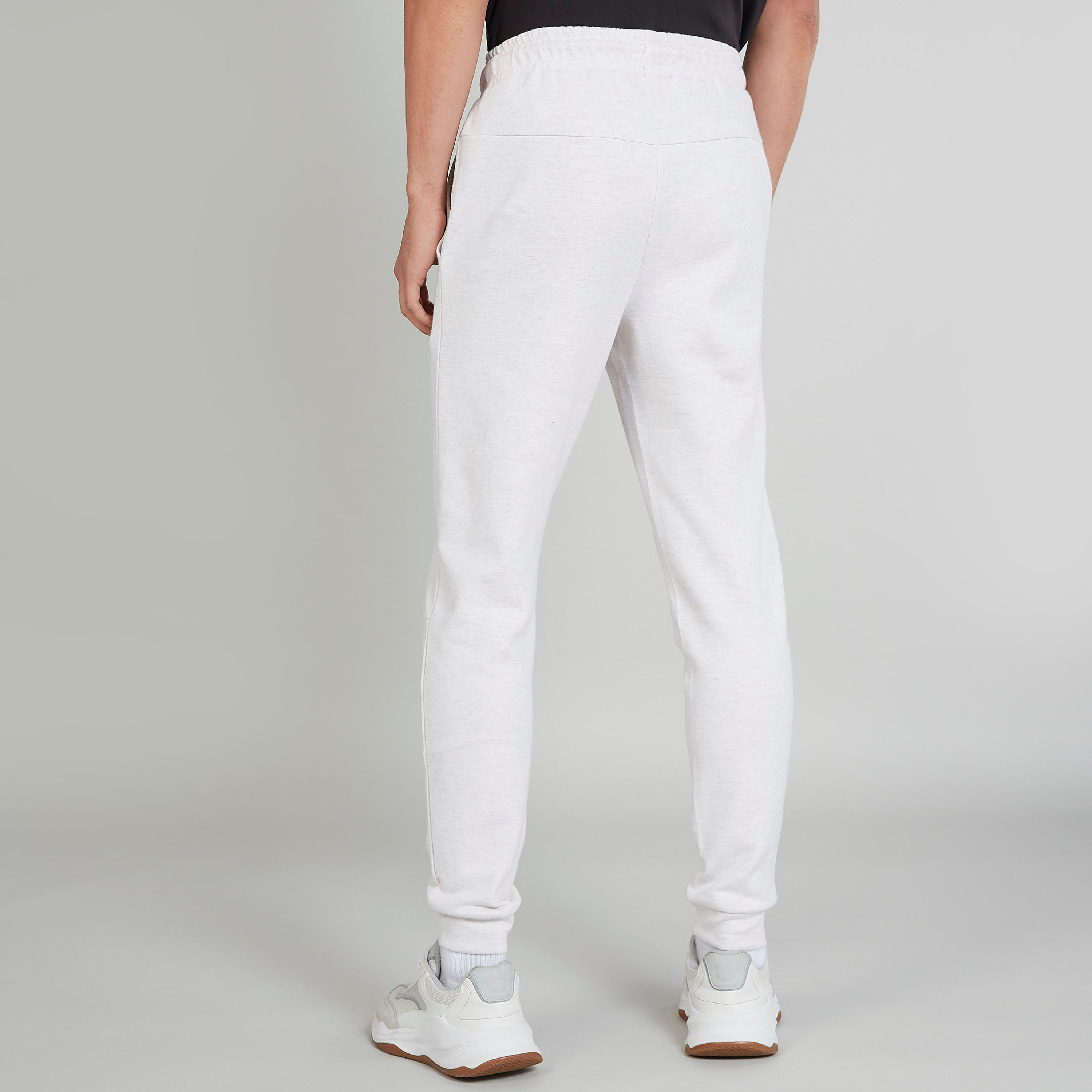 Kappa Solid Jog Pants with Pockets and Elasticised Waistband-men-clothing-sportswearandactivewear-bottoms-image-4