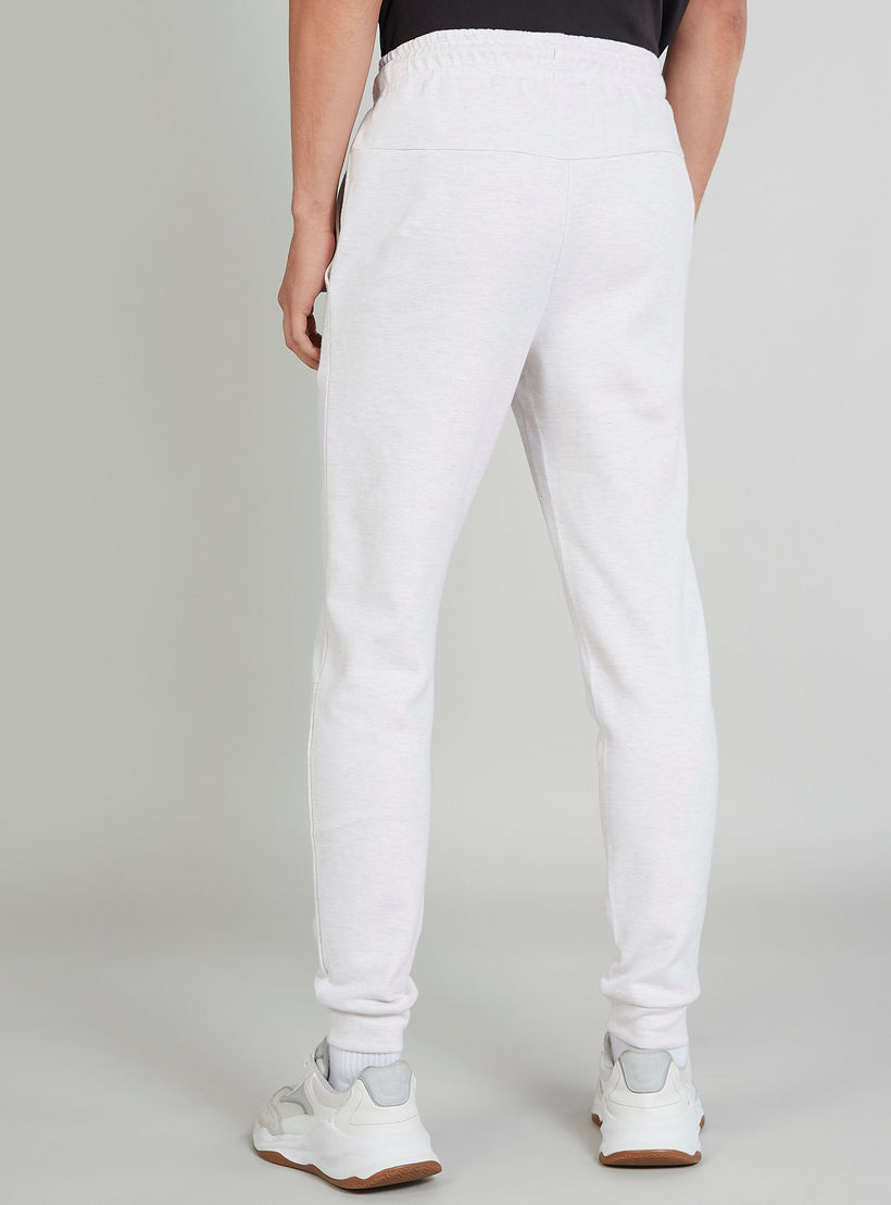 Kappa Solid Jog Pants with Pockets and Elasticised Waistband-men-clothing-sportswearandactivewear-bottoms-image-4