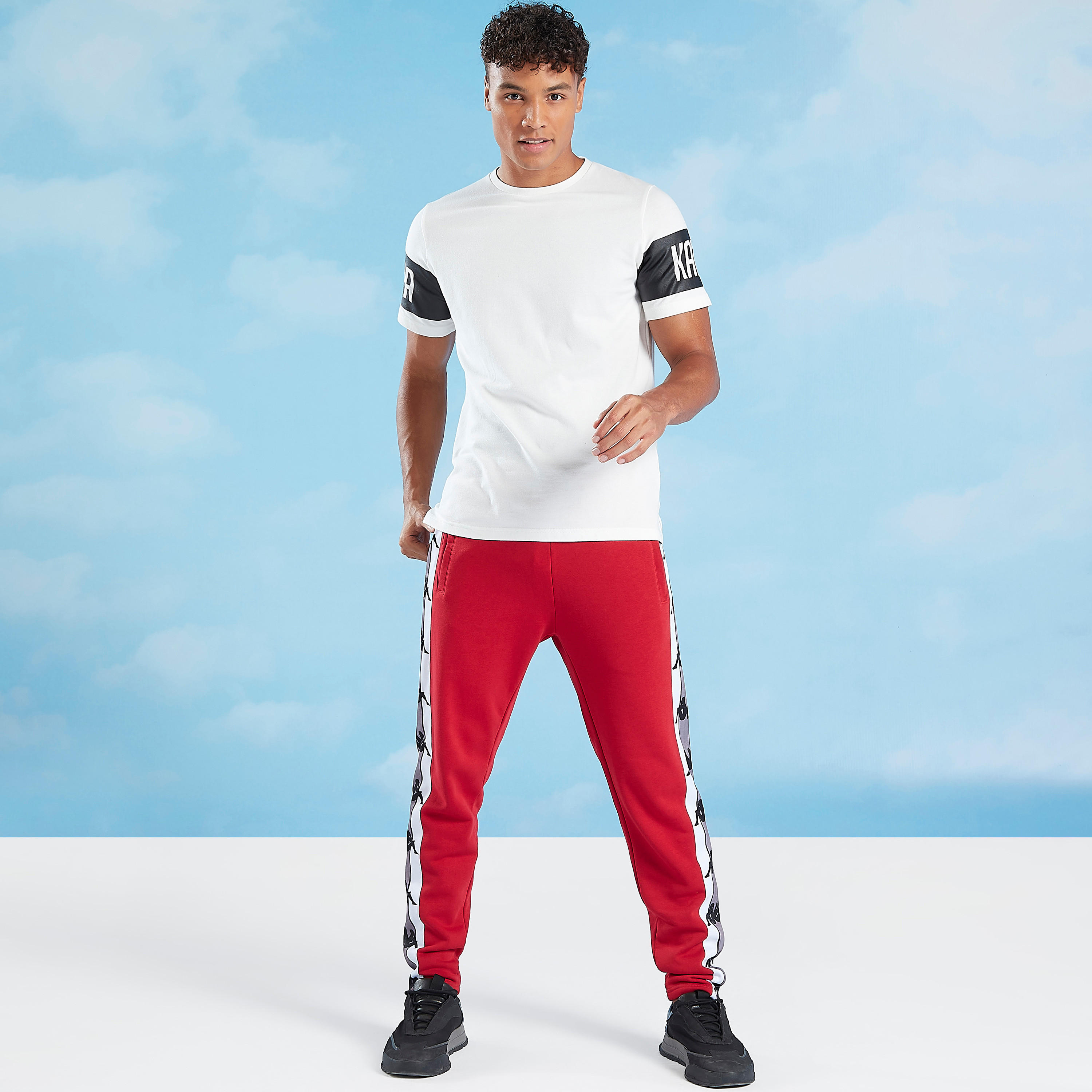 Kappa Printed T-shirt with Crew Neck and Short Sleeves-men-clothing-sportswearandactivewear-tshirtsandpolos-image-2