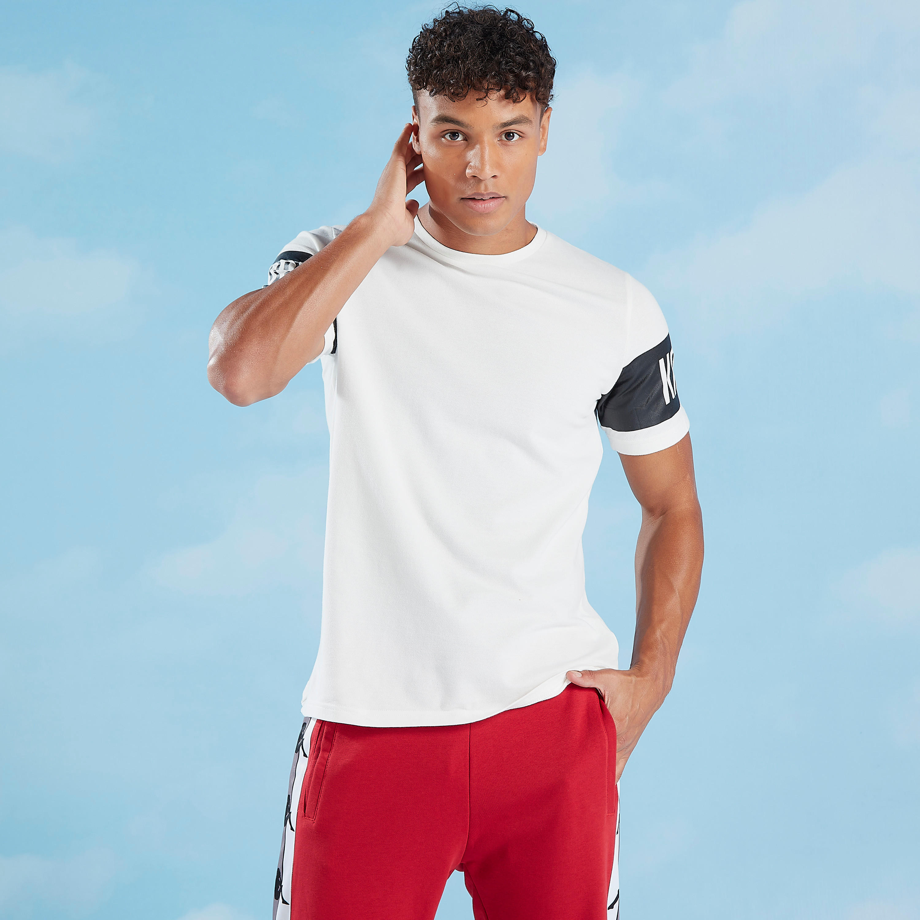 Kappa Printed T-shirt with Crew Neck and Short Sleeves-men-clothing-sportswearandactivewear-tshirtsandpolos-image-3