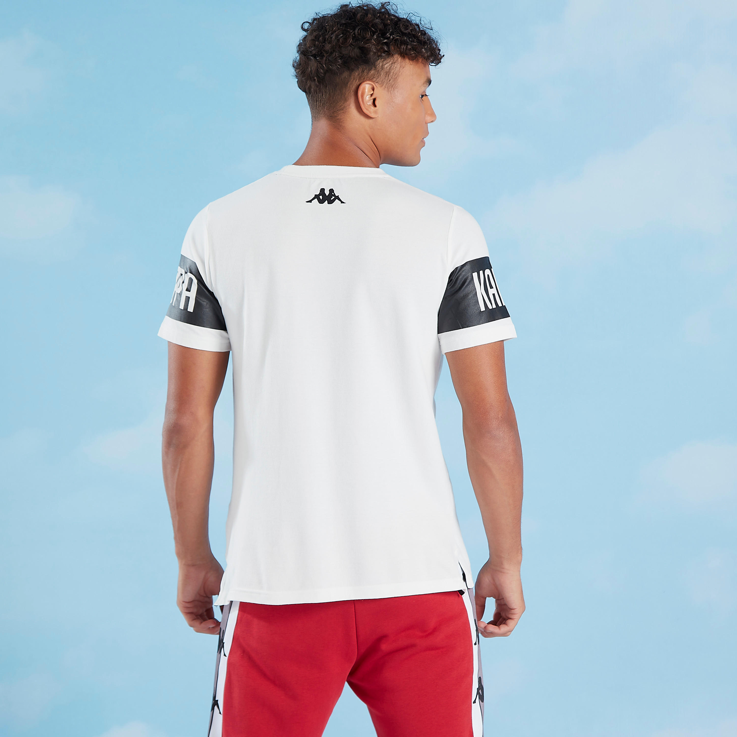 Kappa Printed T-shirt with Crew Neck and Short Sleeves-men-clothing-sportswearandactivewear-tshirtsandpolos-image-4