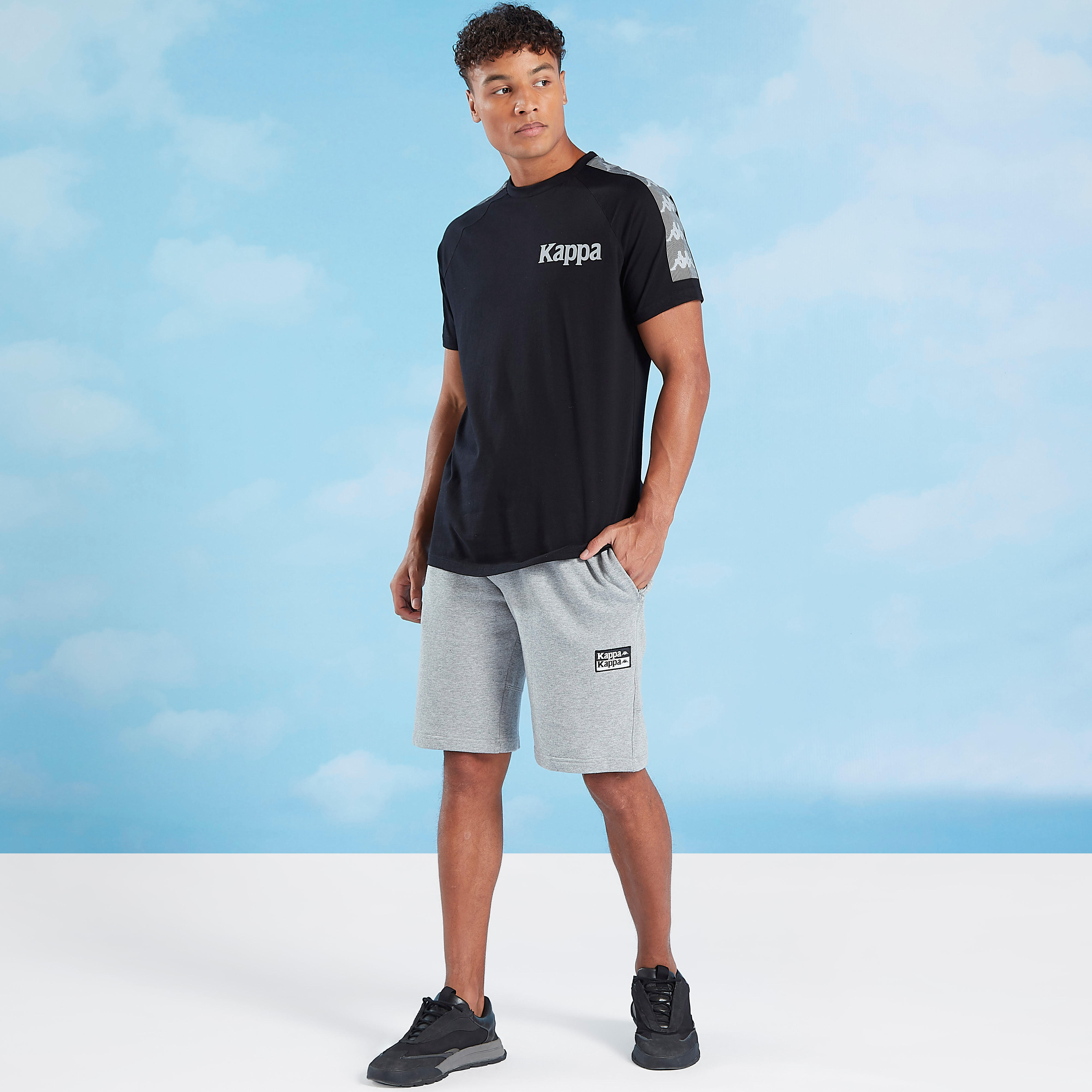 Kappa Textured Shorts with Pocket Detail and Drawstring-men-clothing-sportswearandactivewear-bottoms-image-2
