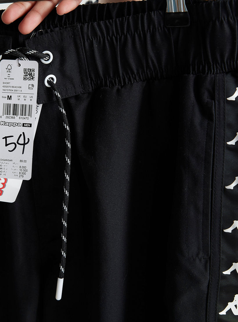 Kappa Solid Shorts with Pocket Detail and Drawstring-men-clothing-sportswearandactivewear-bottoms-image-5