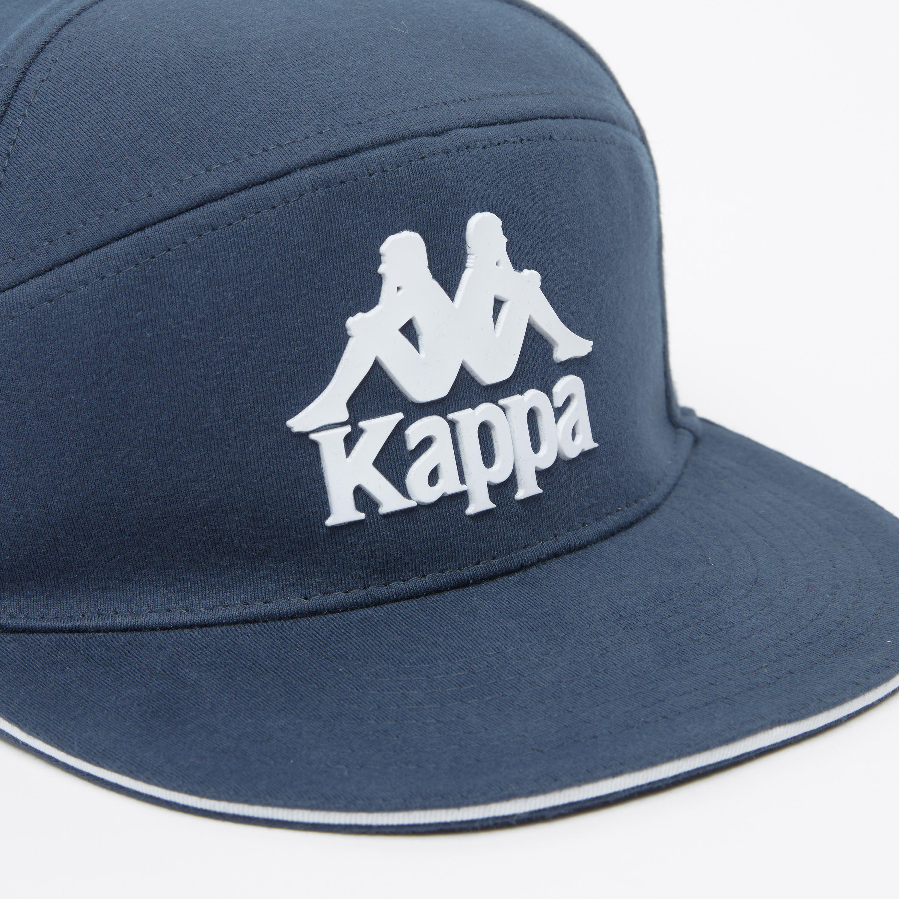 Kappa Textured Cap with Snap Closure-men-caps-image-3