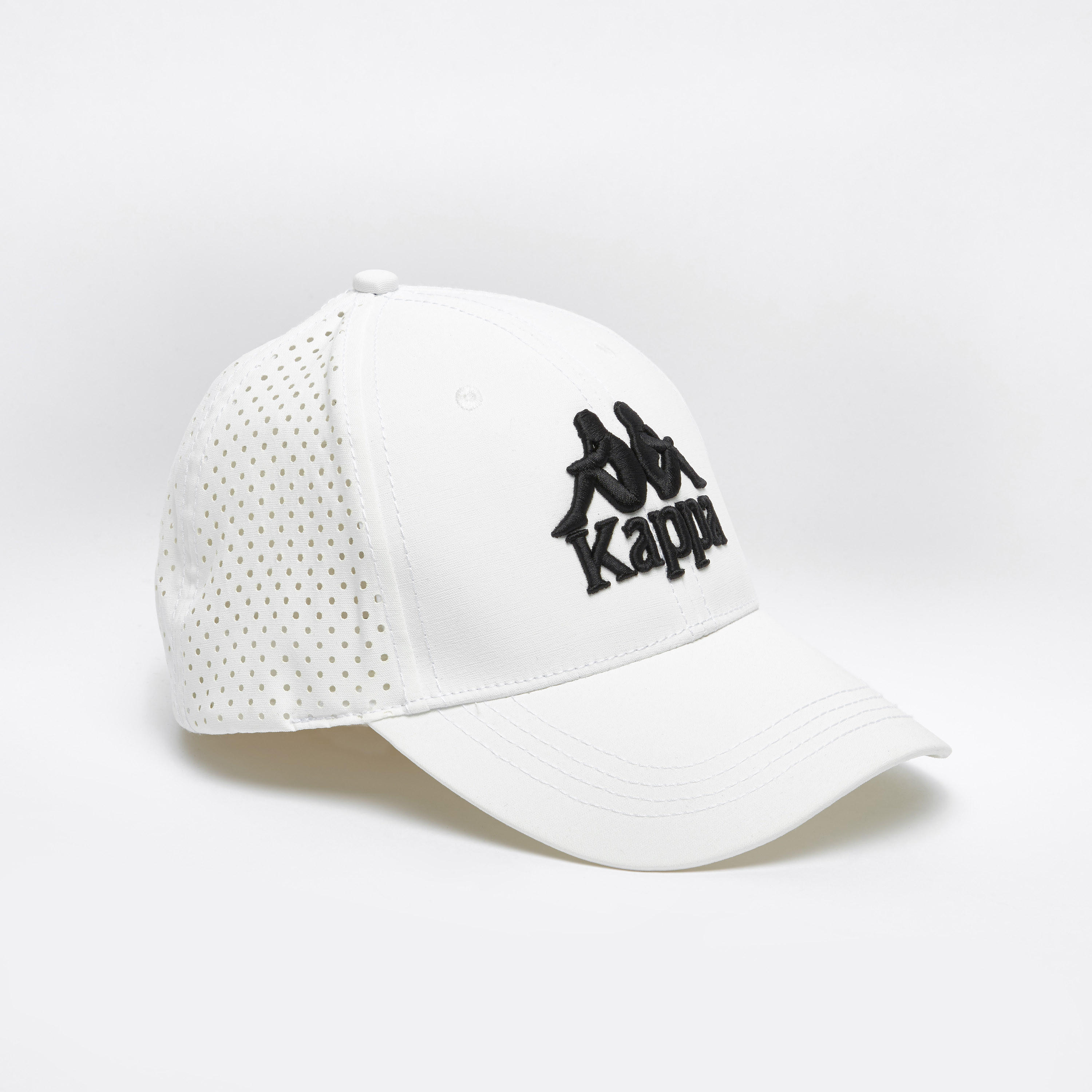 Kappa Textured Cap with Hook and Loop Closure-men-caps-image-1