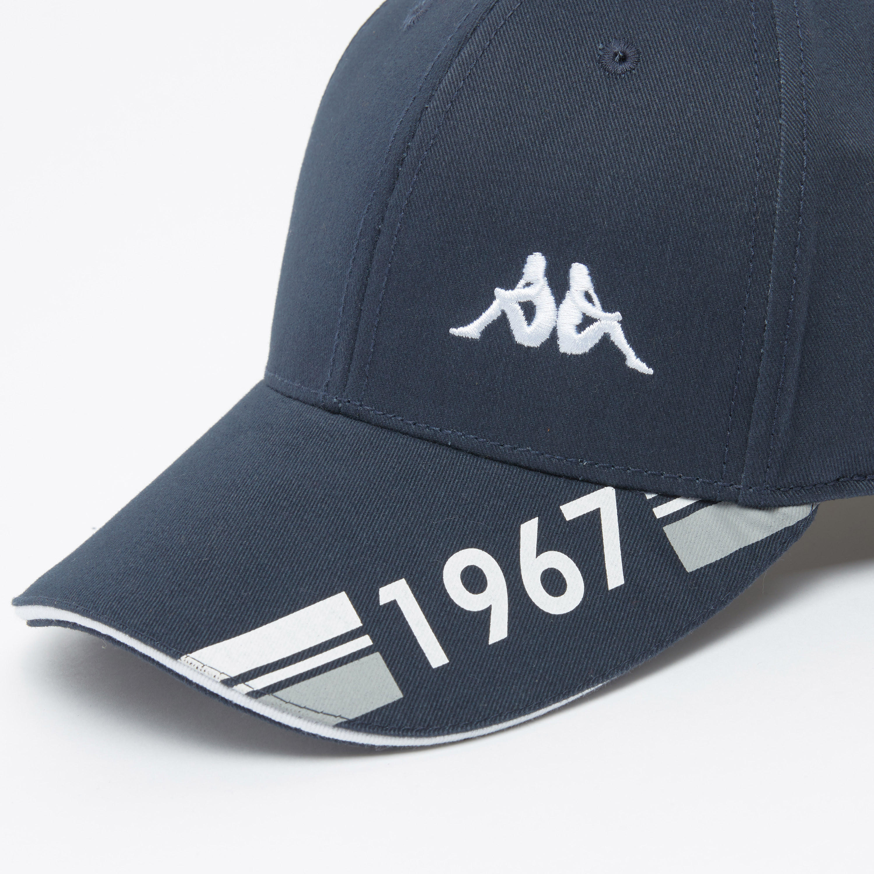 Kappa Printed Cap with Plate Buckle Closure-men-caps-image-3